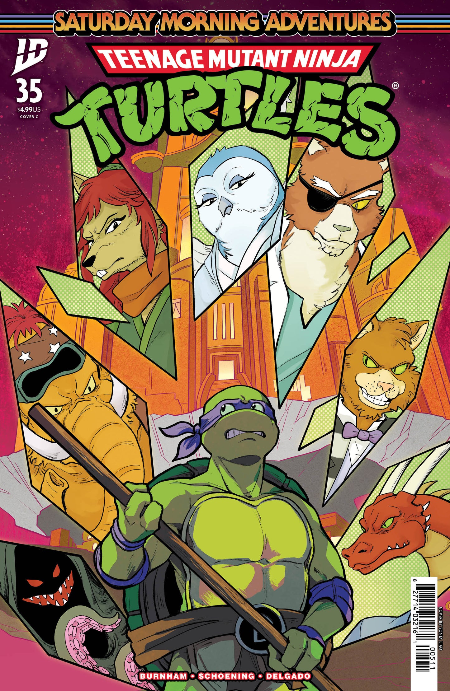 Teenage Mutant Ninja Turtles: Saturday Morning Adventures #35 Variant C (Liao) ISBN: 82771403150803531 - FOC DATE: 2/16/26 - Release Date: 3/25/26