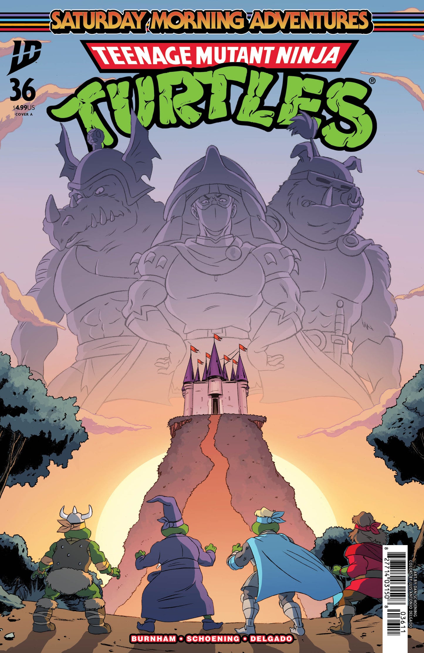 Teenage Mutant Ninja Turtles: Saturday Morning Adventures #36 Cover A (Schoening) ISBN: 82771403150803611 - FOC DATE: 3/15/26 - Release Date: 4/22/26