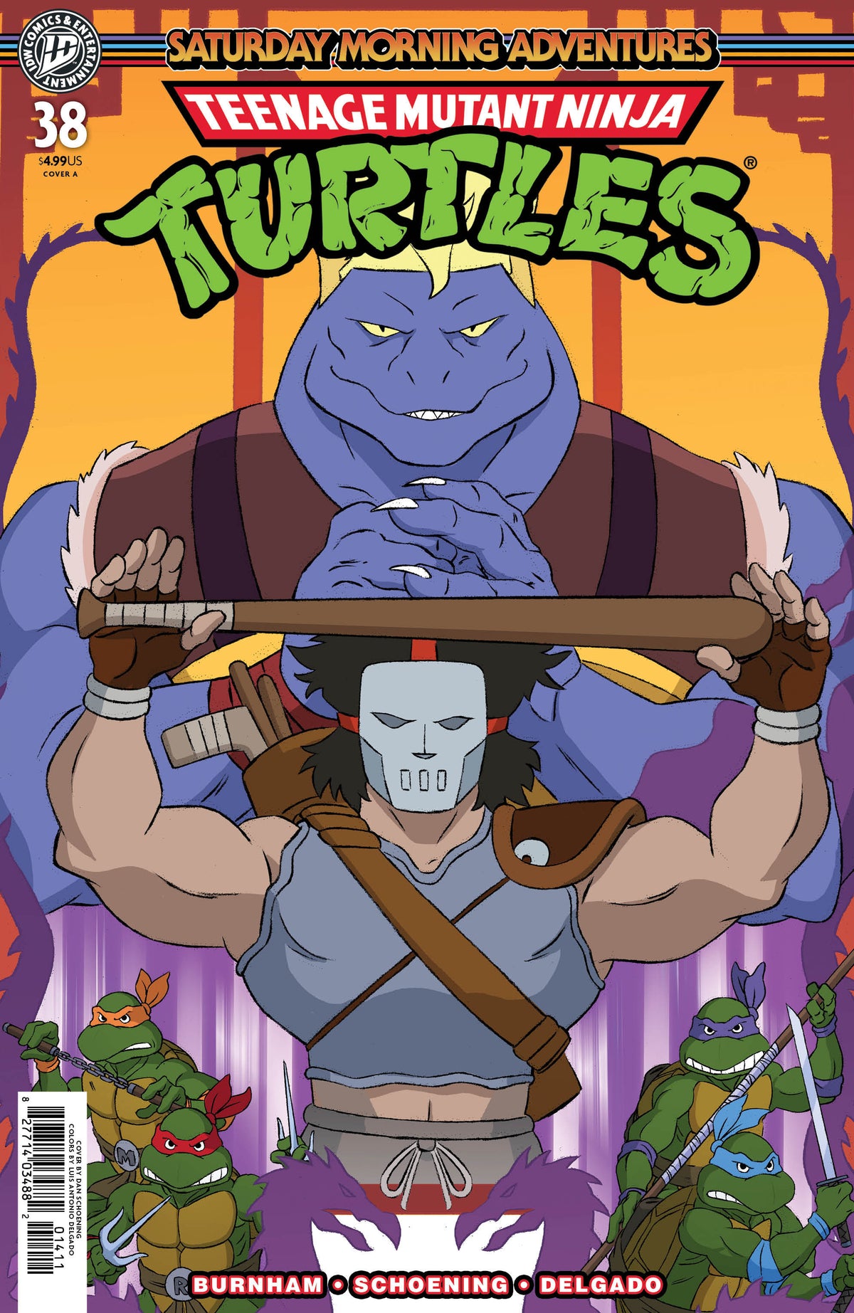 Teenage Mutant Ninja Turtles: Saturday Morning Adventures #38 Cover A (Schoening) ISBN: 82771403150803811 - FOC DATE: 5/17/26 - Release Date: 6/24/26