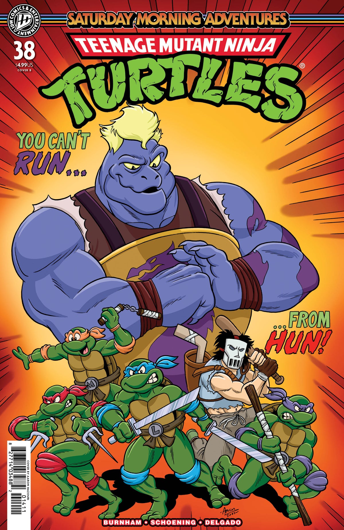 Teenage Mutant Ninja Turtles: Saturday Morning Adventures #38 Variant B (Hazouri) ISBN: 82771403150803821 - FOC DATE: 5/17/26 - Release Date: 6/24/26
