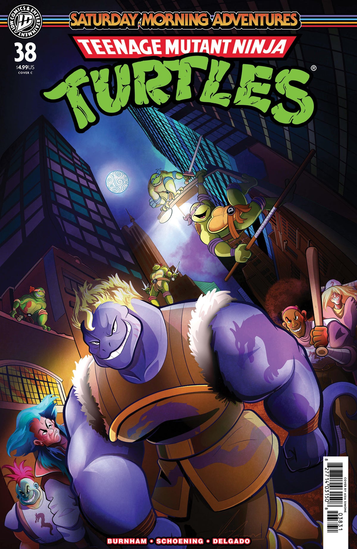 Teenage Mutant Ninja Turtles: Saturday Morning Adventures #38 Variant C (Simone) ISBN: 82771403150803831 - FOC DATE: 5/17/26 - Release Date: 6/24/26