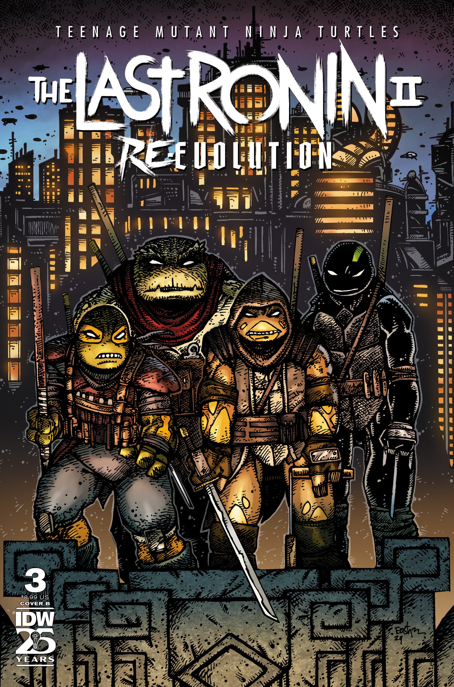 Teenage Mutant Ninja Turtles: The Last Ronin II—Re-Evolution #3 Variant B (Eastman) - Release Date: 10/9/24