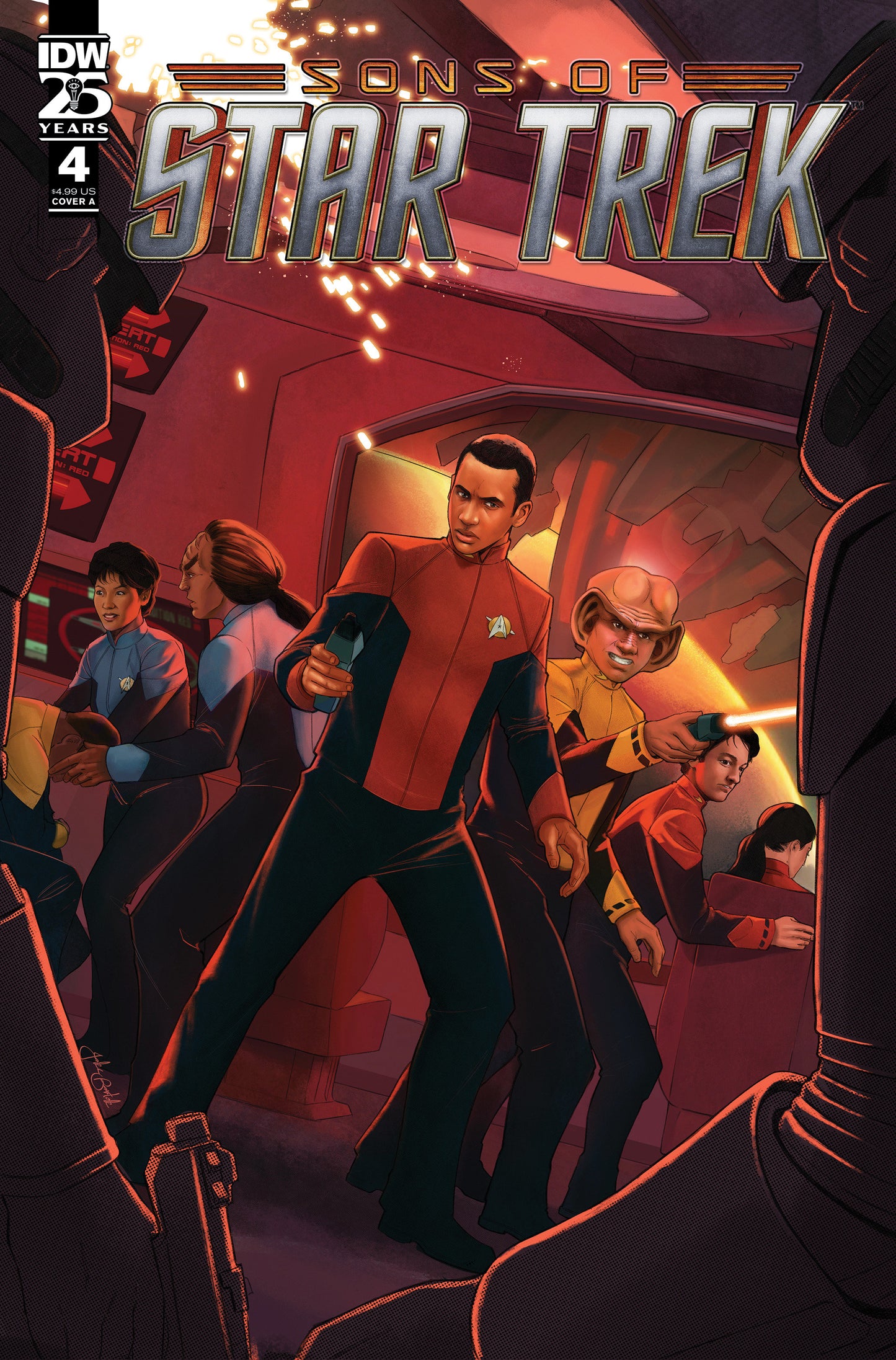 Star Trek: Sons of Star Trek #4 Cover A (Bartok) - Release Date: 7/3/24
