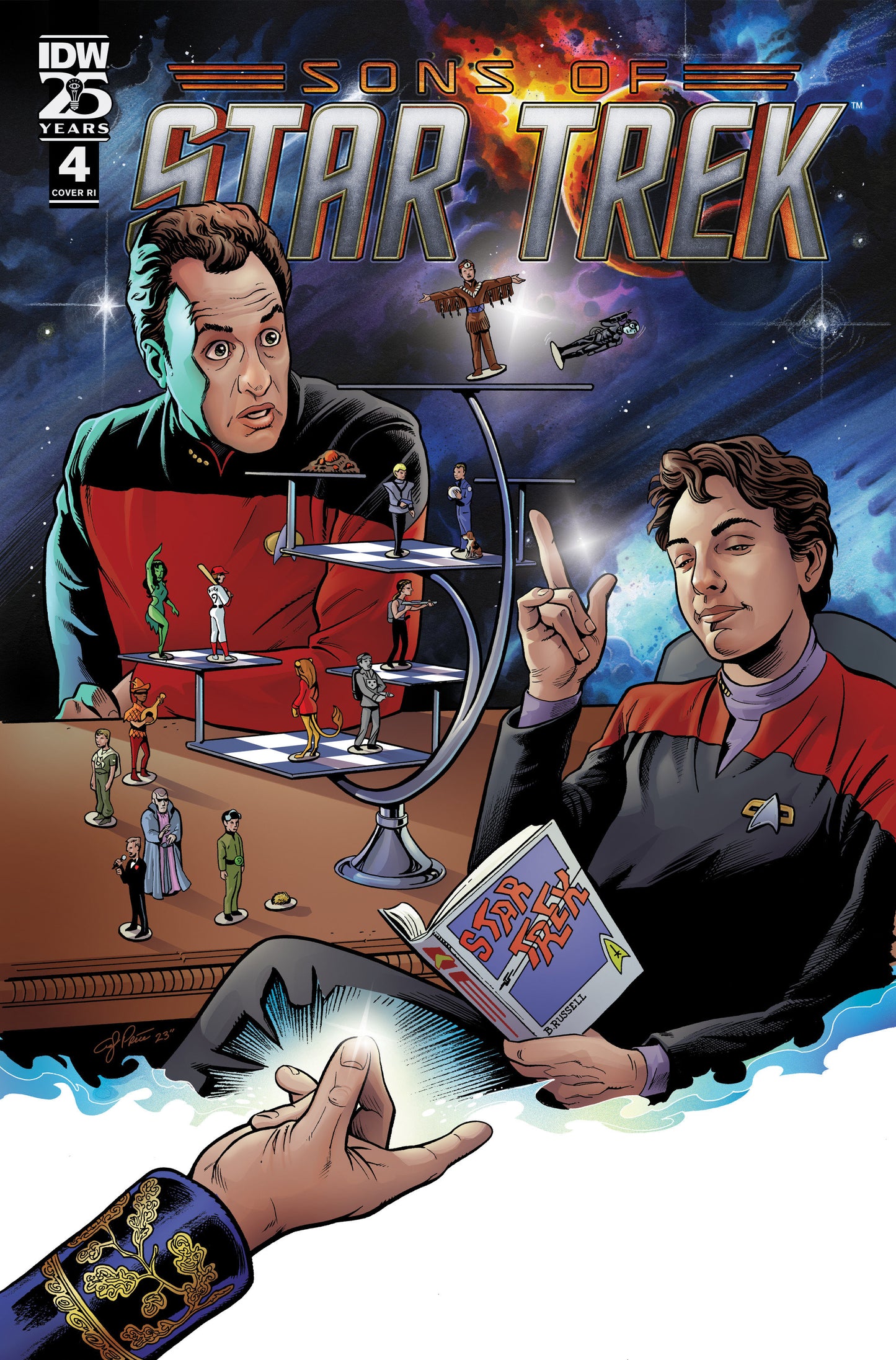1:10 Star Trek: Sons of Star Trek #4 Variant RI (10) (Price) - Release Date: 7/3/24