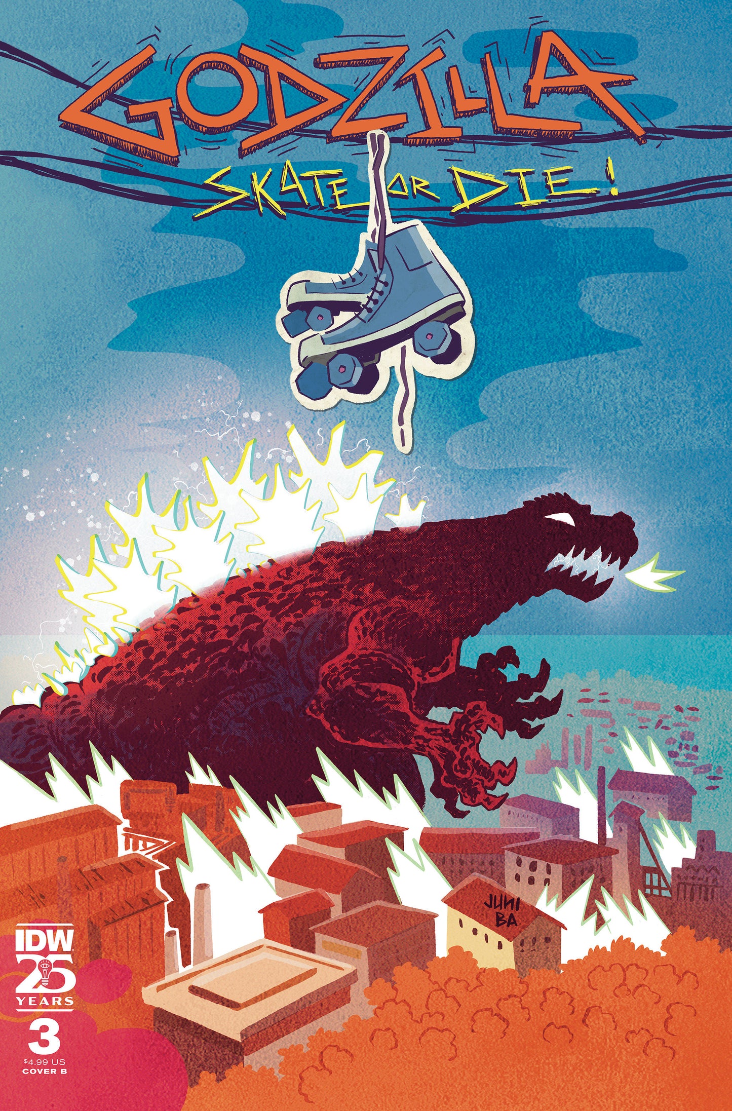 Godzilla: Skate or Die #3 Variant B (Ba) - Release Date: 9/4/24