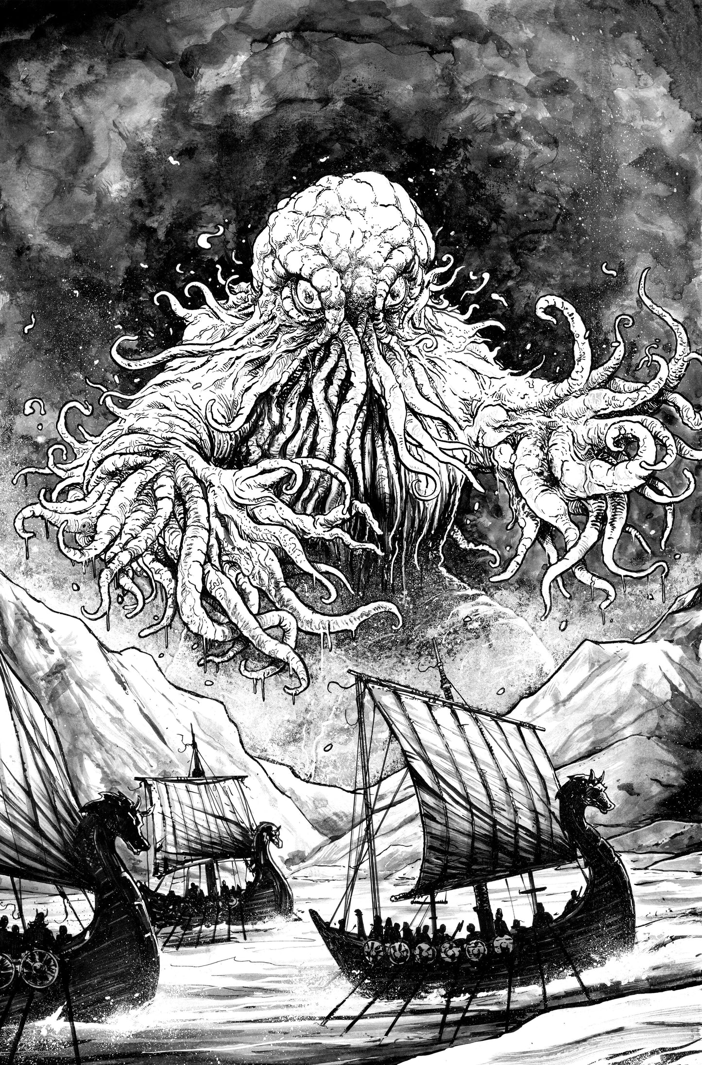 1:10 Godzilla: Here There Be Dragons II--Sons of Giants #2 Variant RI (10) (Smith Full Art) - Release Date: 8/7/24