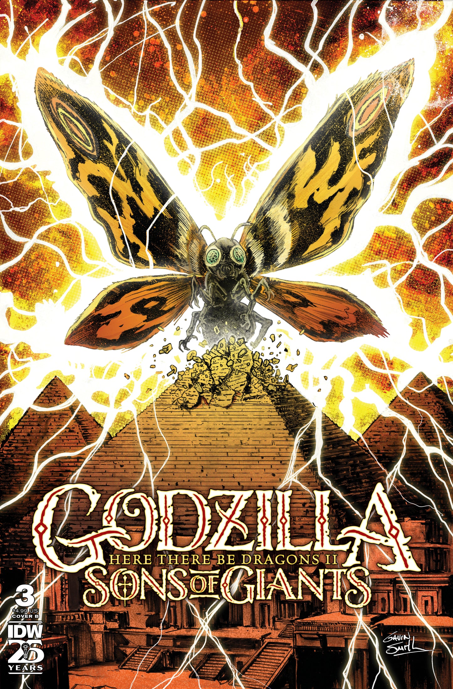 Godzilla: Here There Be Dragons II--Sons of Giants #3 Variant B (Smith) - Release Date: 9/11/24
