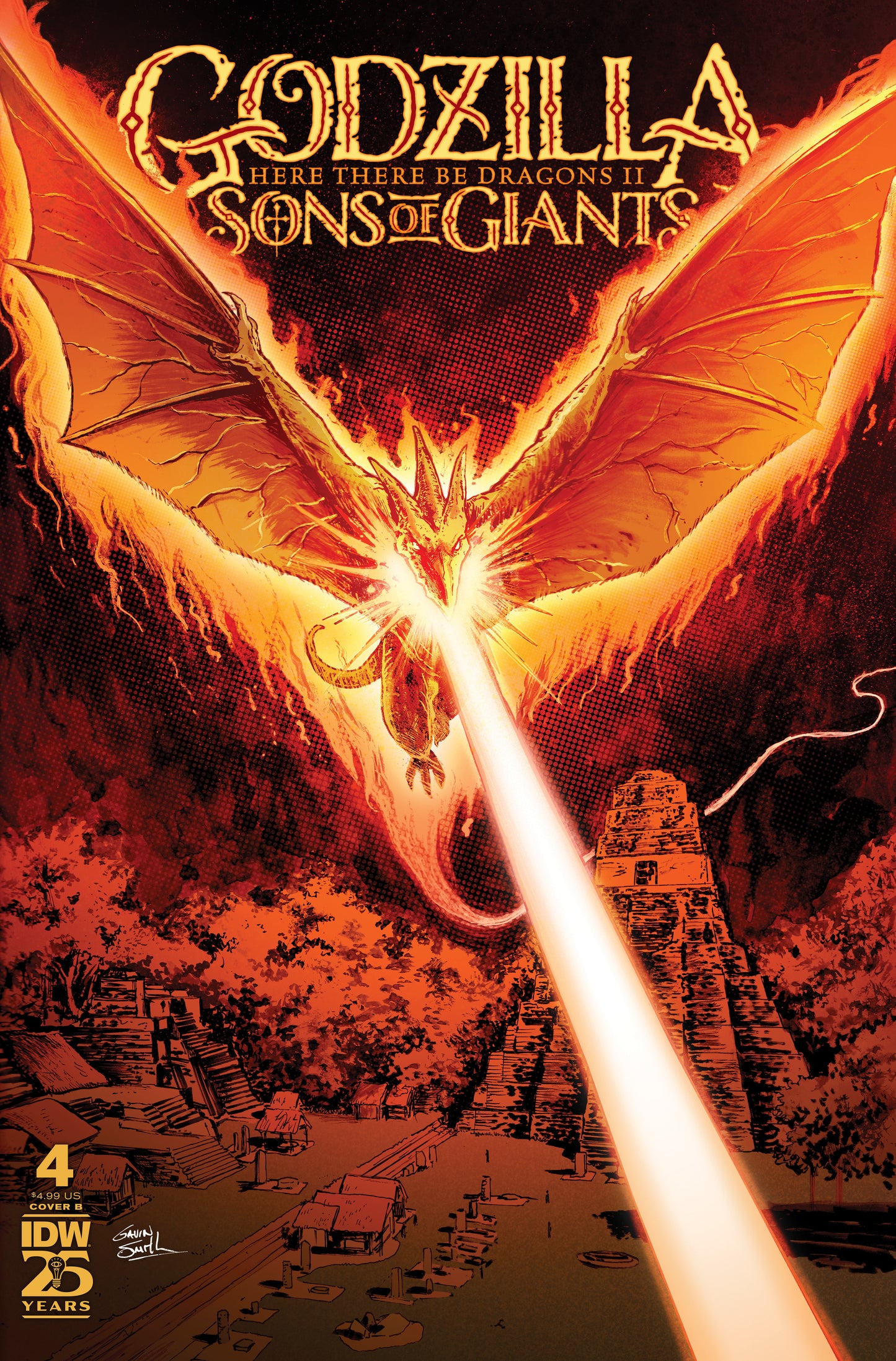 Godzilla: Here There Be Dragons II—Sons of Giants #4 Variant B (Smith) - Release Date: 10/9/24