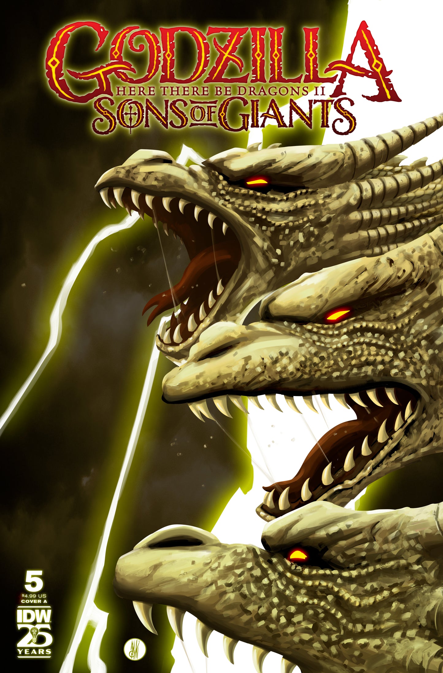 Godzilla: Here There Be Dragons II—Sons of Giants #5 Cover A (Miranda) - Release Date: 11/13/24