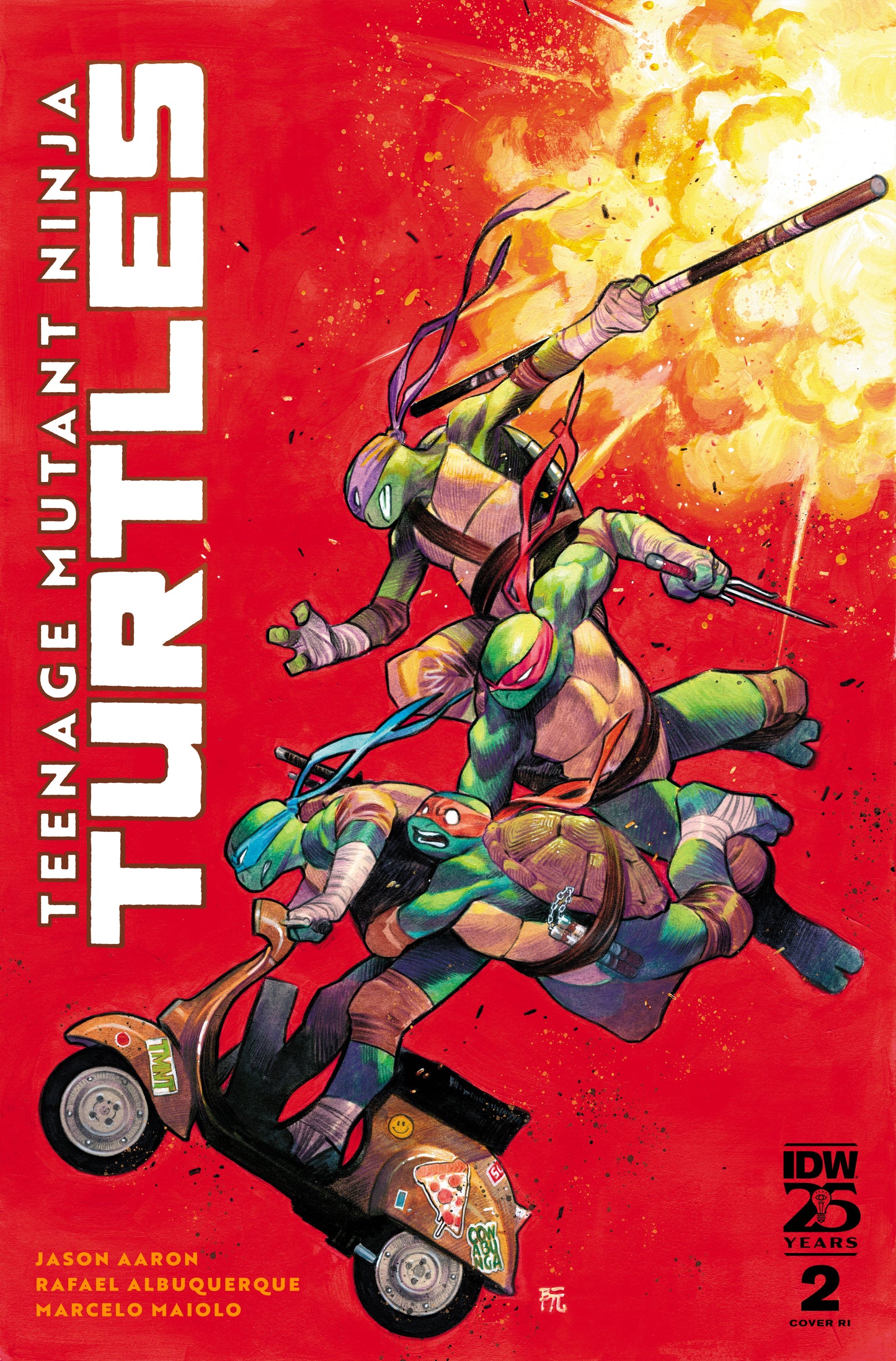 1:100 Teenage Mutant Ninja Turtles (2024) #2 Variant RI (100) (Ruan), - Release Date: 9/11/24