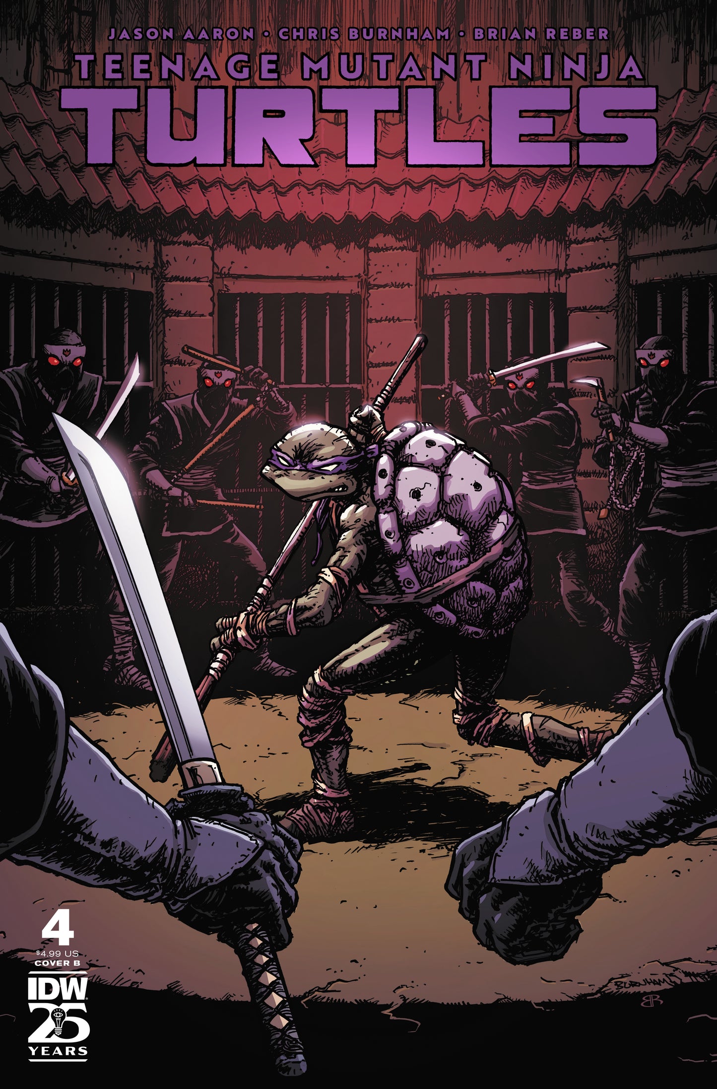 Teenage Mutant Ninja Turtles (2024) #4 Variant B (Burnham) - Release Date: 11/27/24