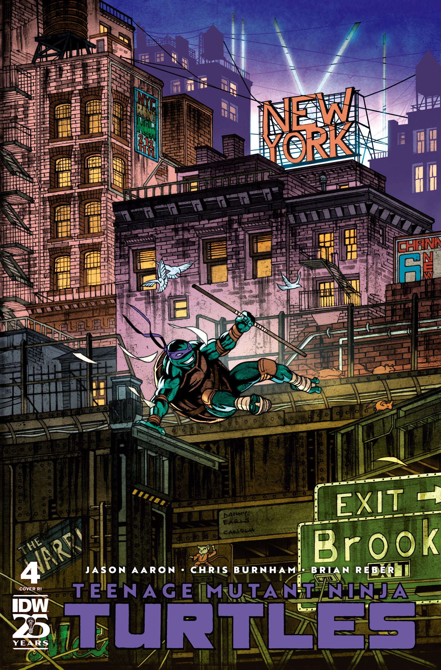 1:25 Teenage Mutant Ninja Turtles (2024) #4 Variant RI (25) (Earls) - Release Date: 11/27/24