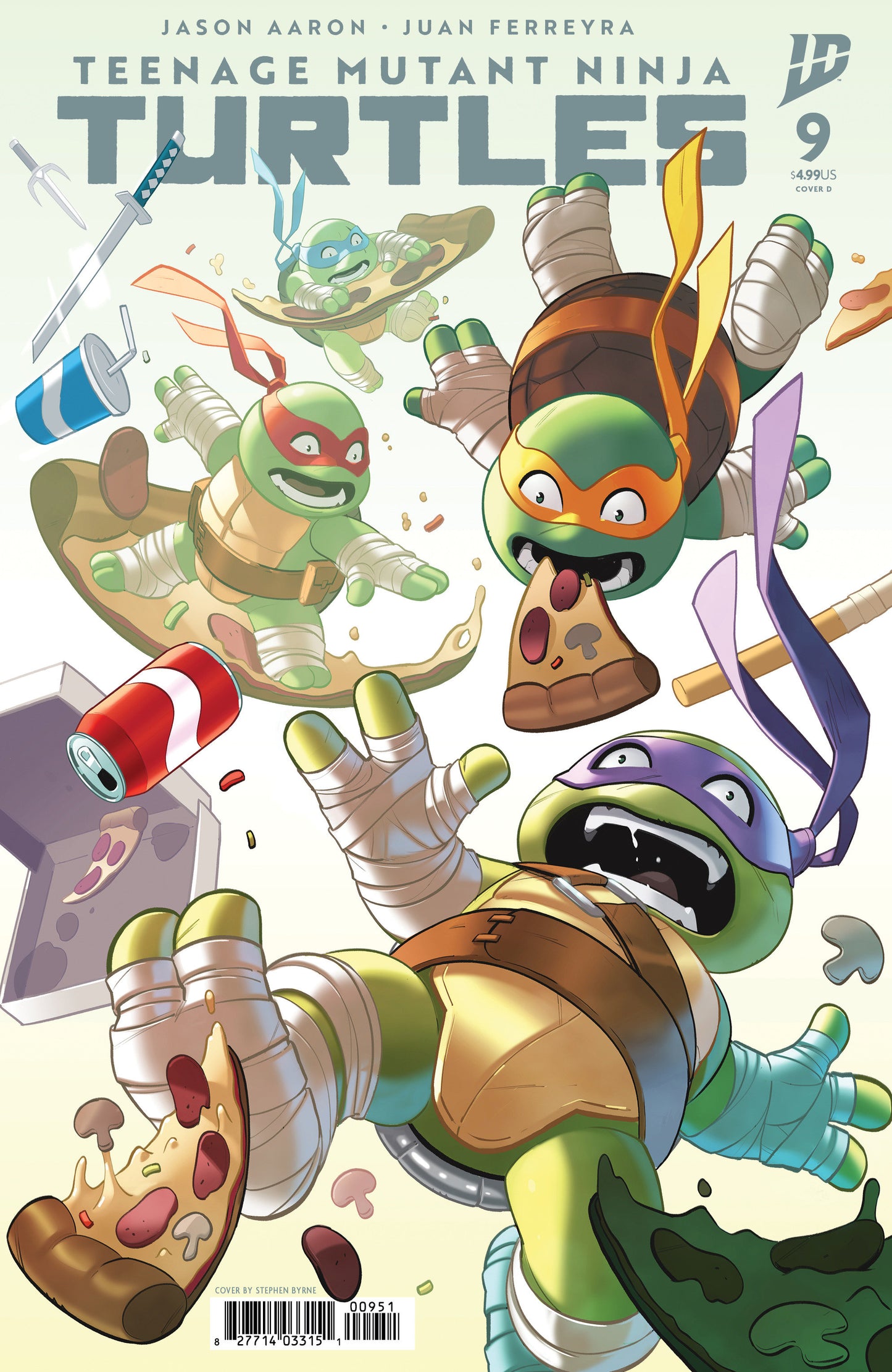 Teenage Mutant Ninja Turtles #9 Variant D (Byrne) - Release Date: 05/28/2025