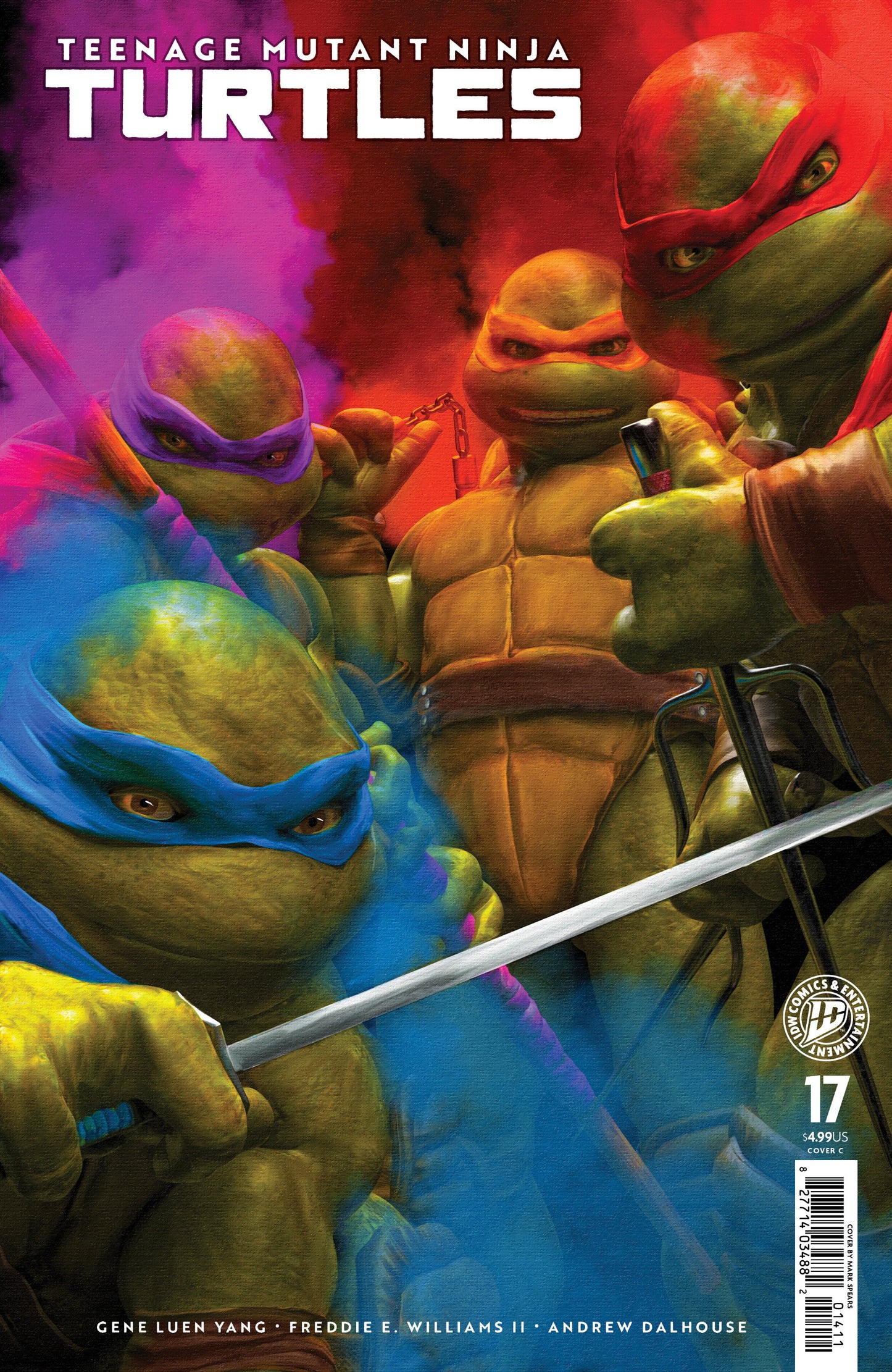 Teenage Mutant Ninja Turtles #17 Variant C (Spears) ISBN: 82771403315101731 - FOC DATE: 3/2/26 - Release Date: 4/8/26