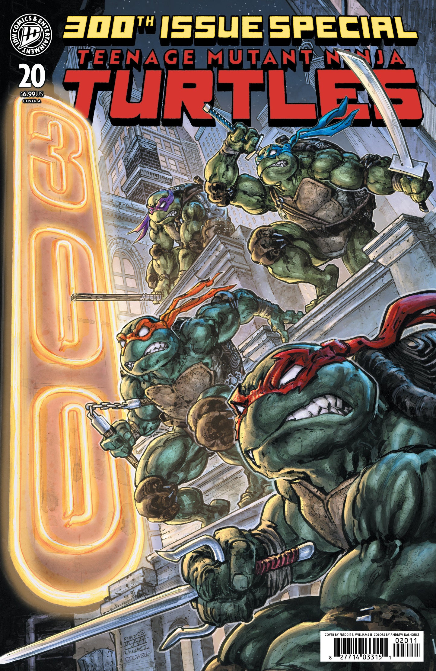 Teenage Mutant Ninja Turtles #20: 300th Issue Special Cover A (Williams II) ISBN: 82771403315102011 - FOC DATE: 5/31/26 - Release Date: 7/22/26