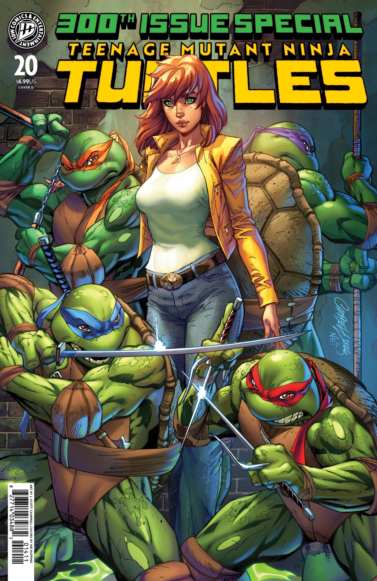 Teenage Mutant Ninja Turtles #20: 300th Issue Special Variant D (Campbell) ISBN: 82771403315102041 - FOC DATE: 5/31/26 - Release Date: 7/22/26