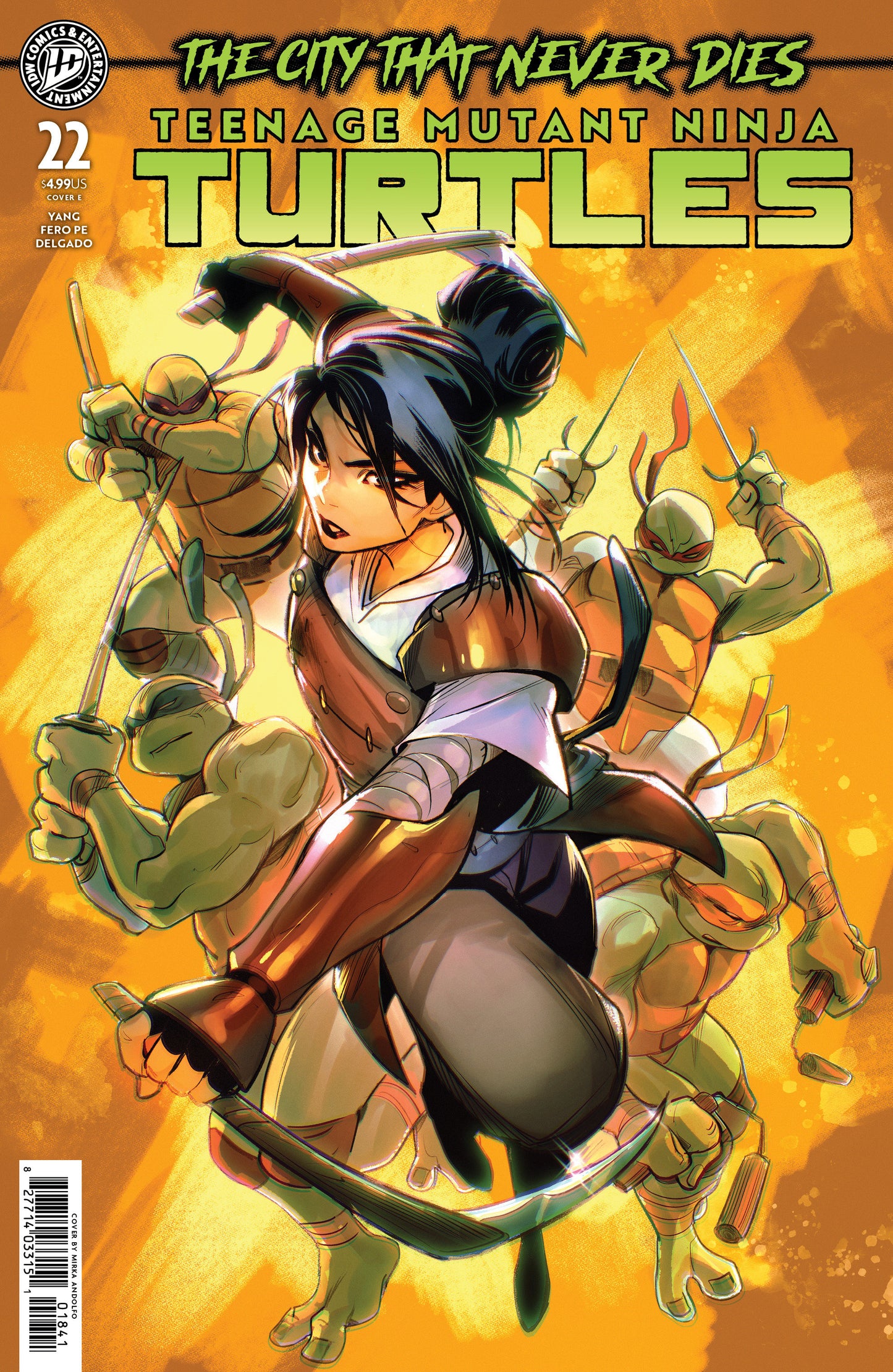 Teenage Mutant Ninja Turtles #22 Variant E (Andolfo) ISBN: 82771403315102251 - FOC DATE: 8/9/26 - Release Date: 9/16/26