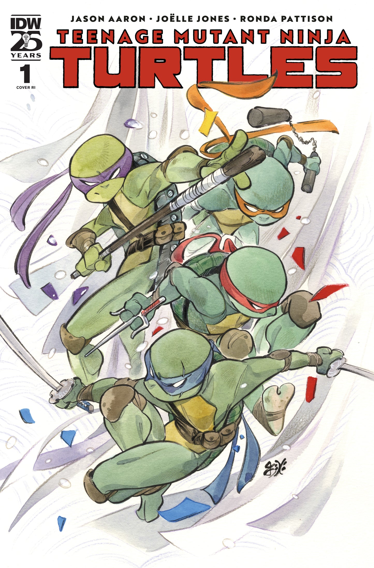 1:100 Teenage Mutant Ninja Turtles (2024) #1 Variant RI (100) (Momoko) - Release Date: 7/24/24