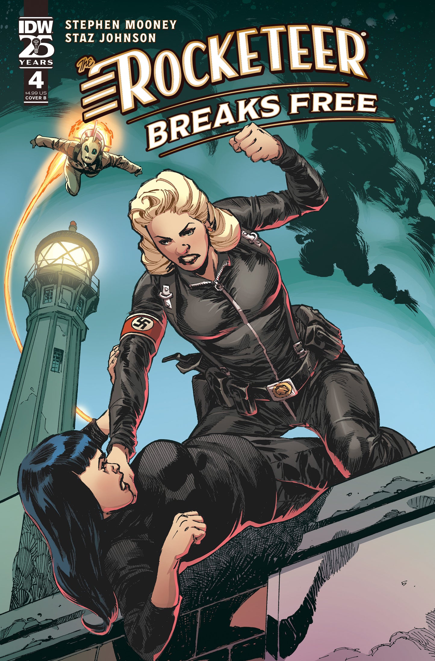 The Rocketeer: Breaks Free #4 Variant B (Johnson) - Release Date: 12/4/24
