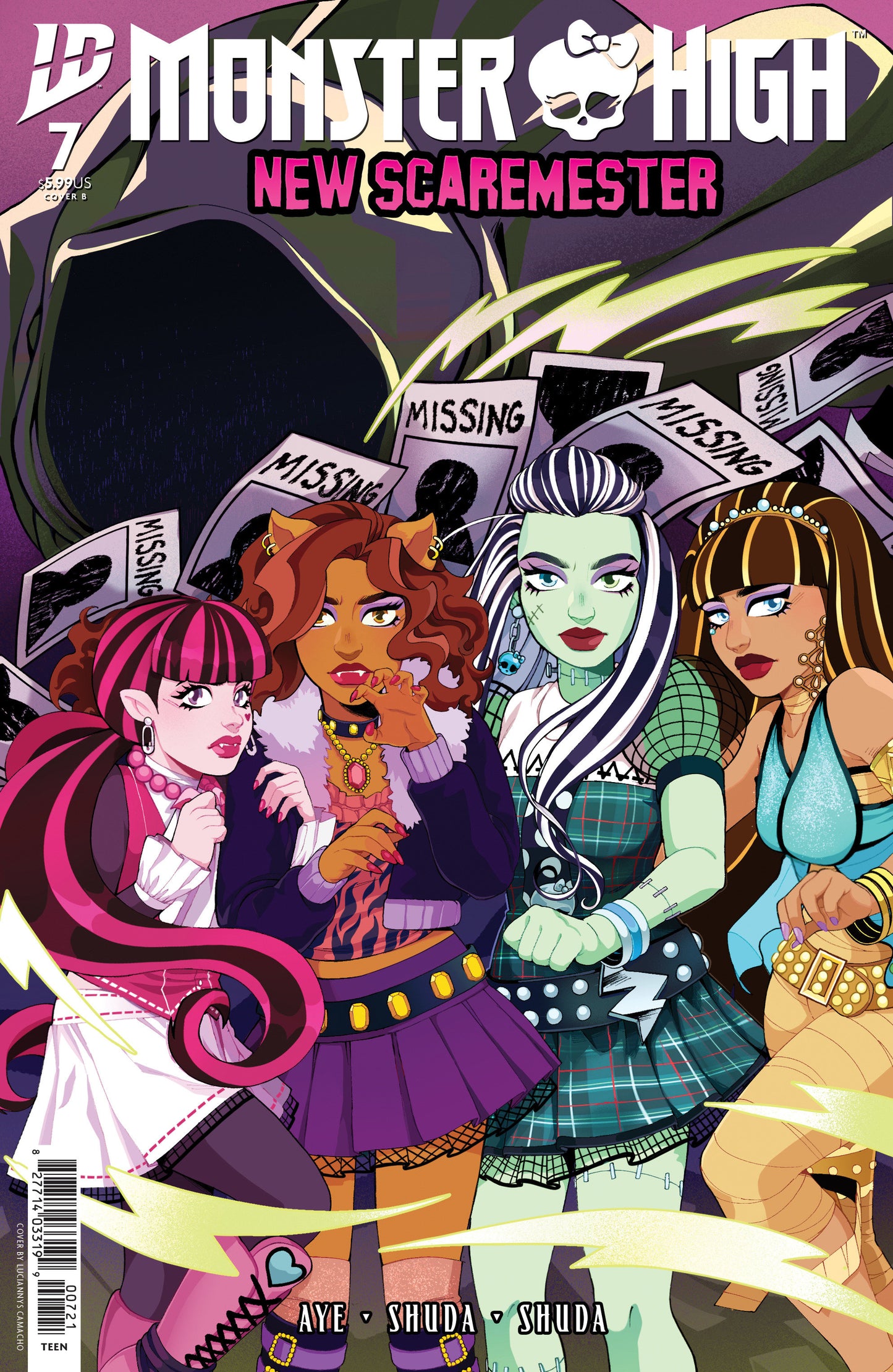Monster High: New Scaremester #7 Variant B (Camacho) - Release Date: 3/26/25
