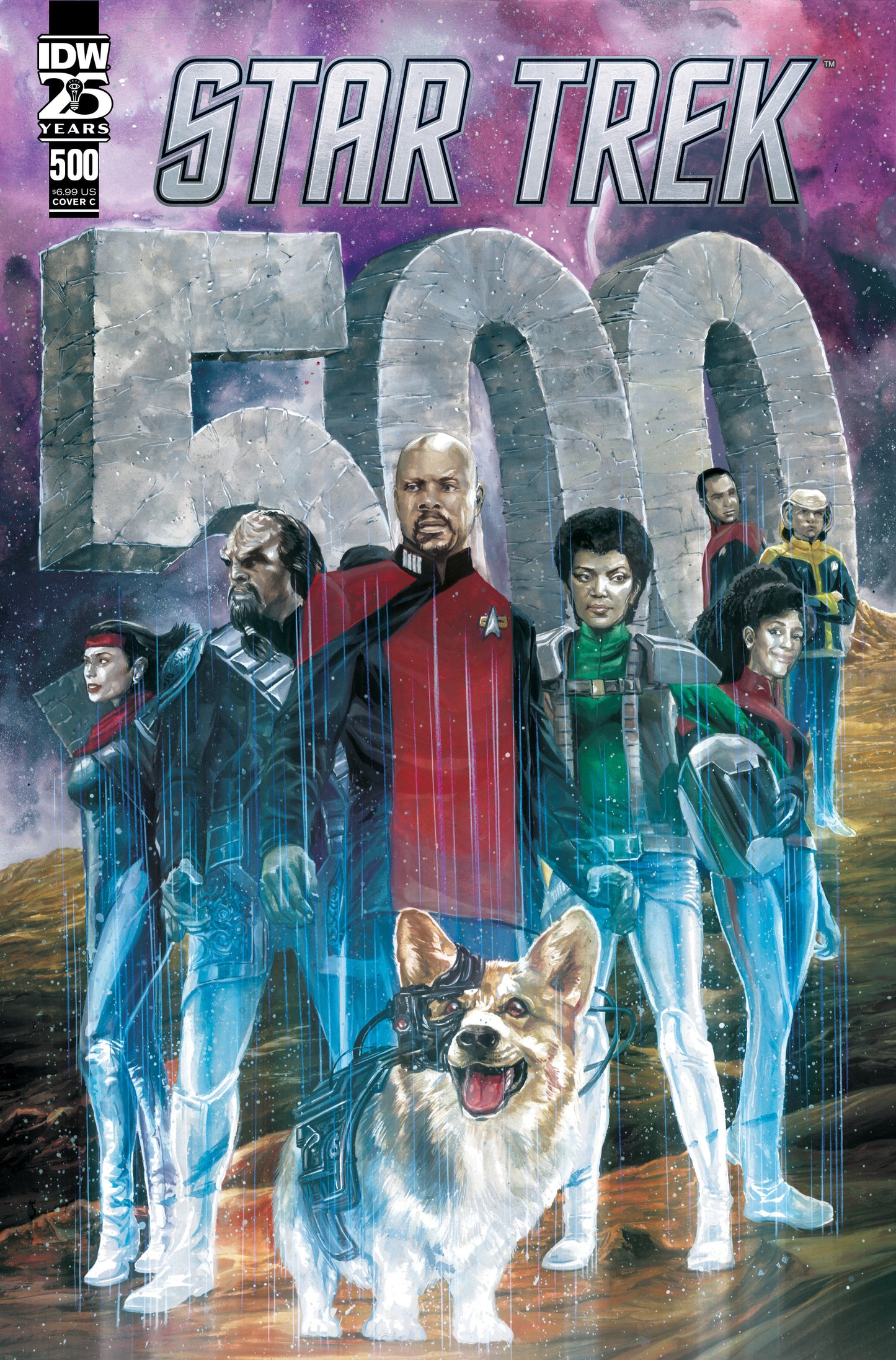 Star Trek #500 Variant C (Woodward) - Release Date: 9/4/24