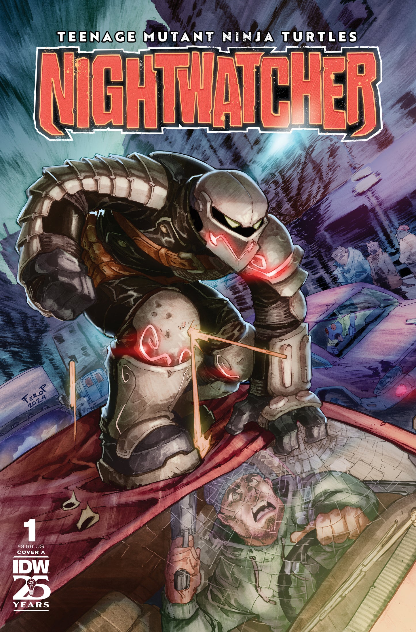 Teenage Mutant Ninja Turtles: Nightwatcher #1 Cover A (Pe) -Releases: 8/14/24