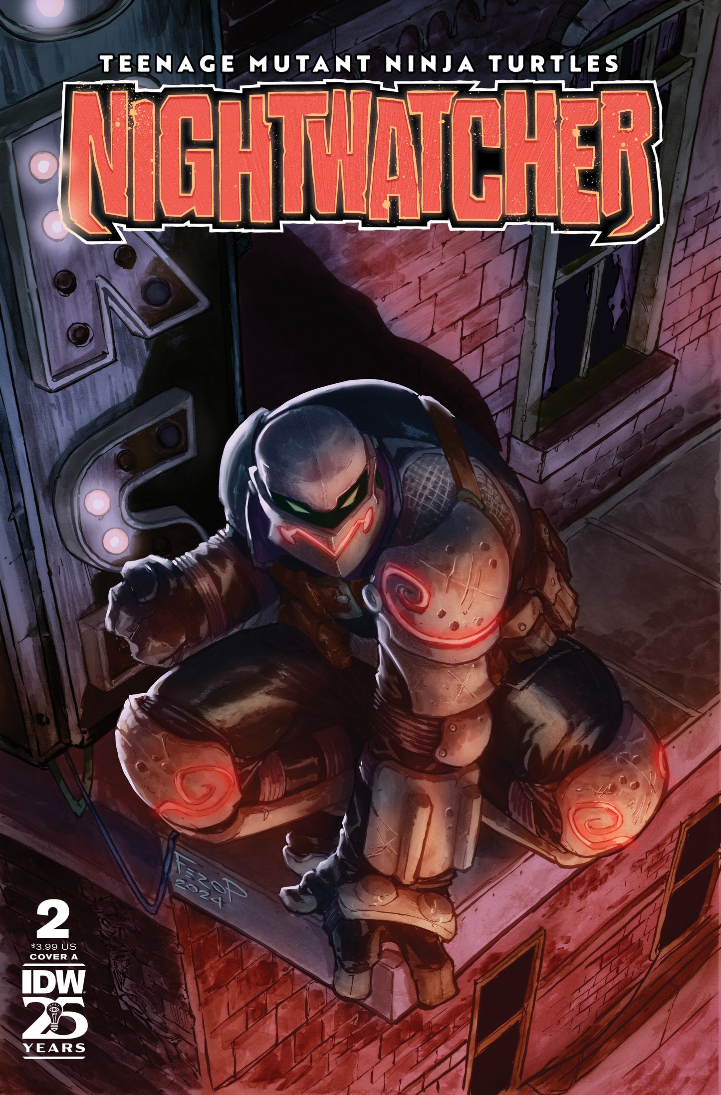 Teenage Mutant Ninja Turtles: Nightwatcher #2 Cover A (Pe) - Release Date: 10/2/24