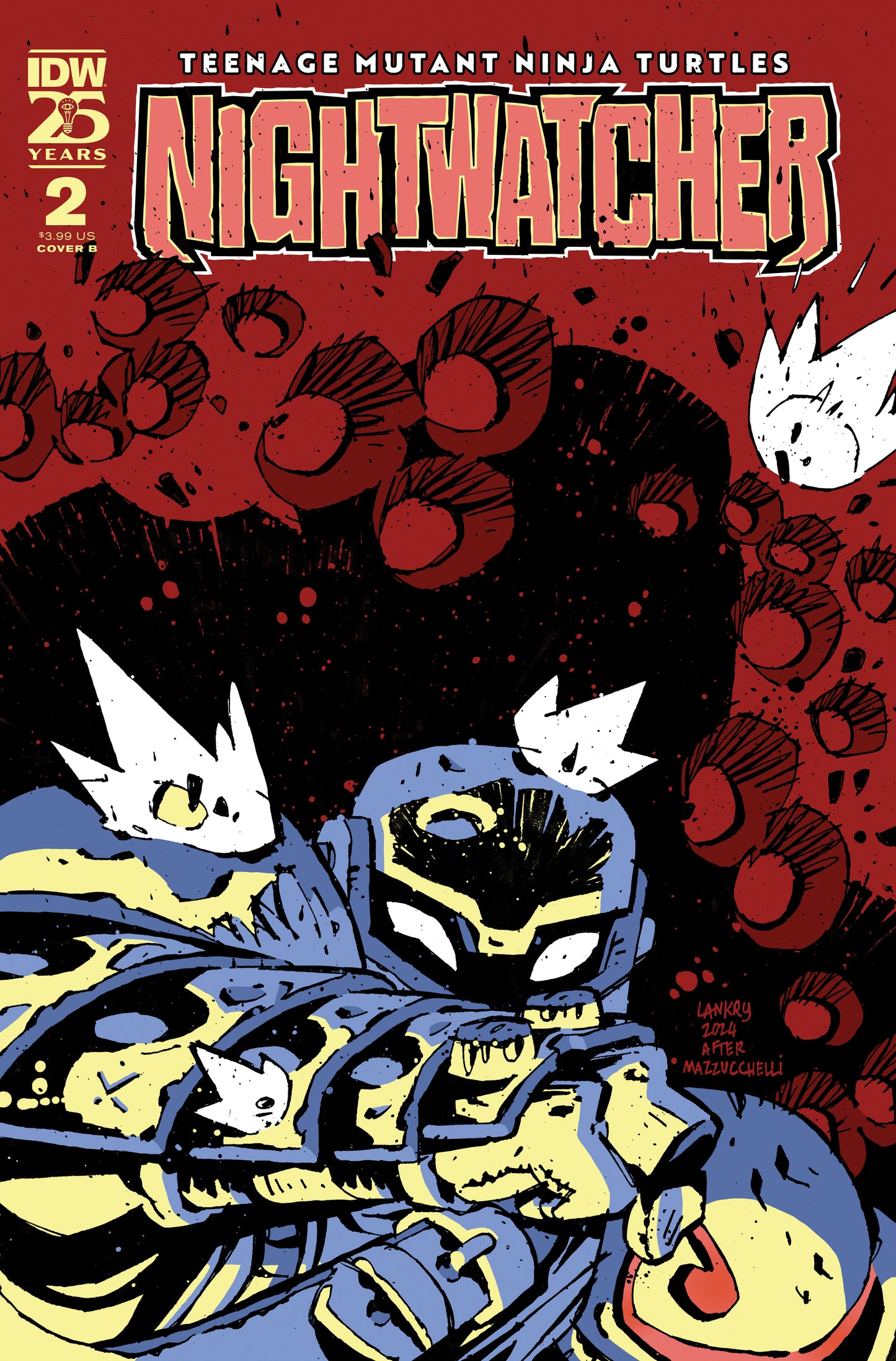 Teenage Mutant Ninja Turtles: Nightwatcher #2 Variant B (Lankry) - Release Date: 10/2/24