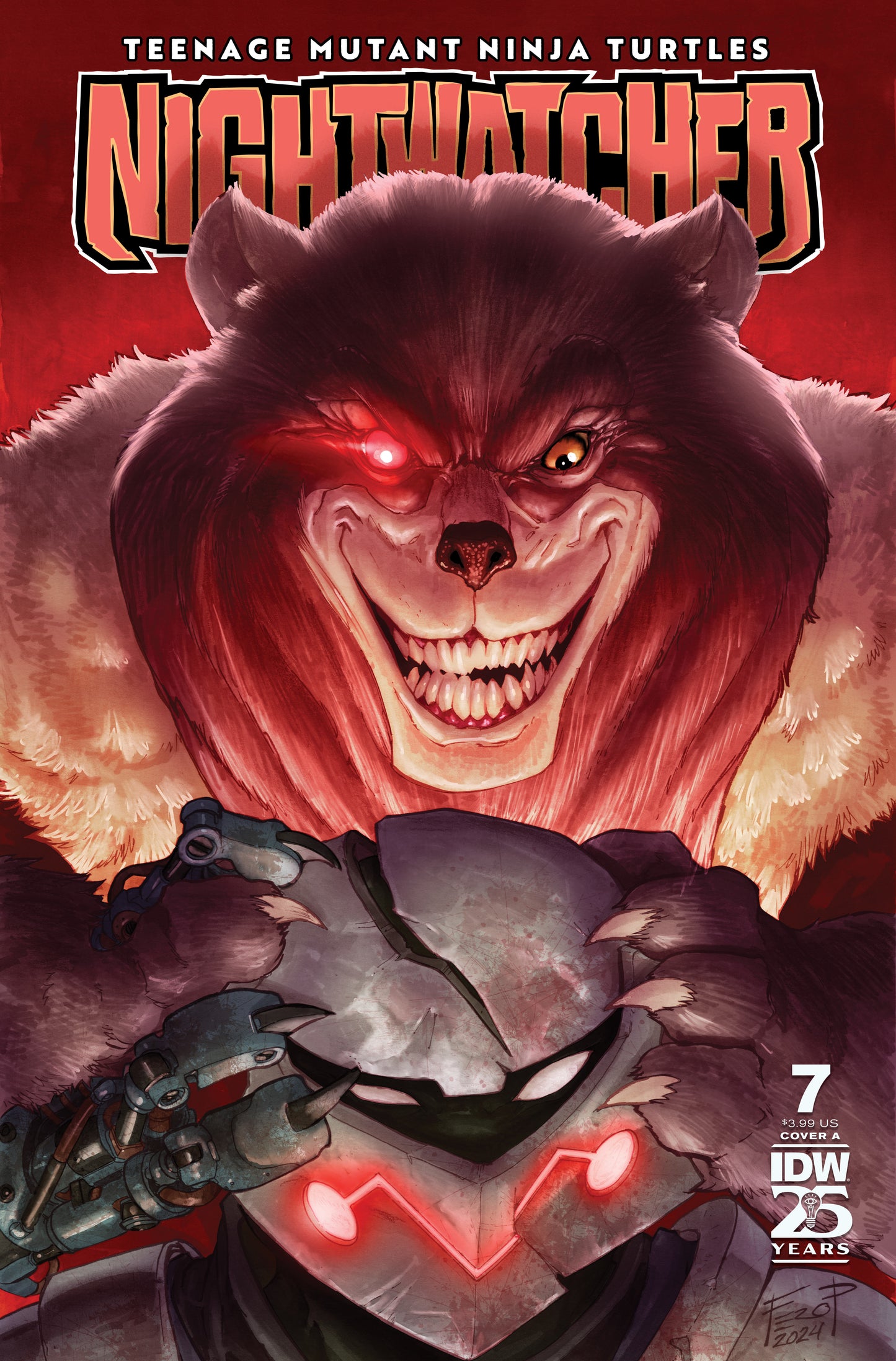 Teenage Mutant Ninja Turtles: Nightwatcher #7 Cover A (Pe) - Release Date: 04/09/2025