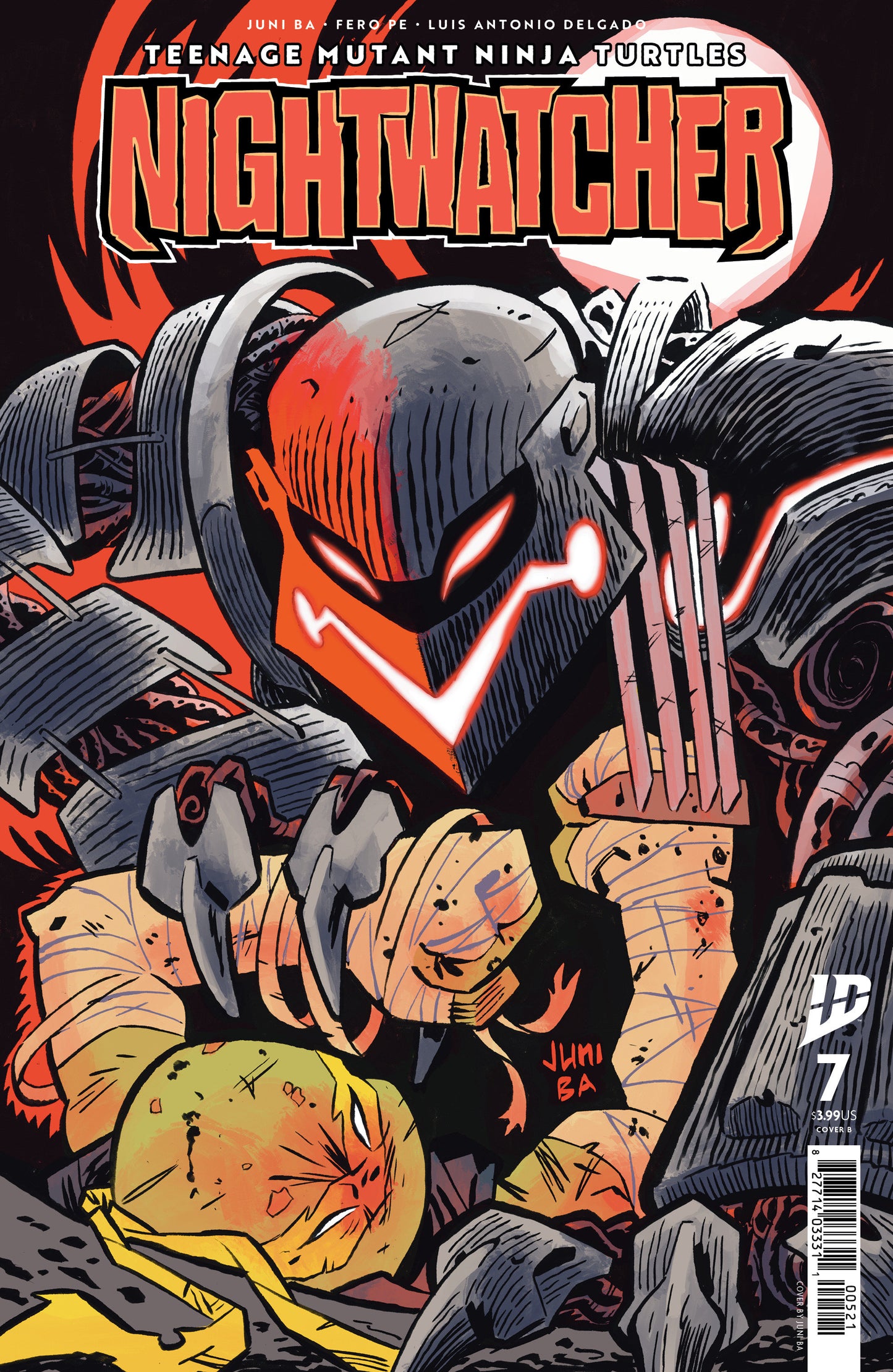 Teenage Mutant Ninja Turtles: Nightwatcher #7 Variant B (Ba) - Release Date: 04/09/2025