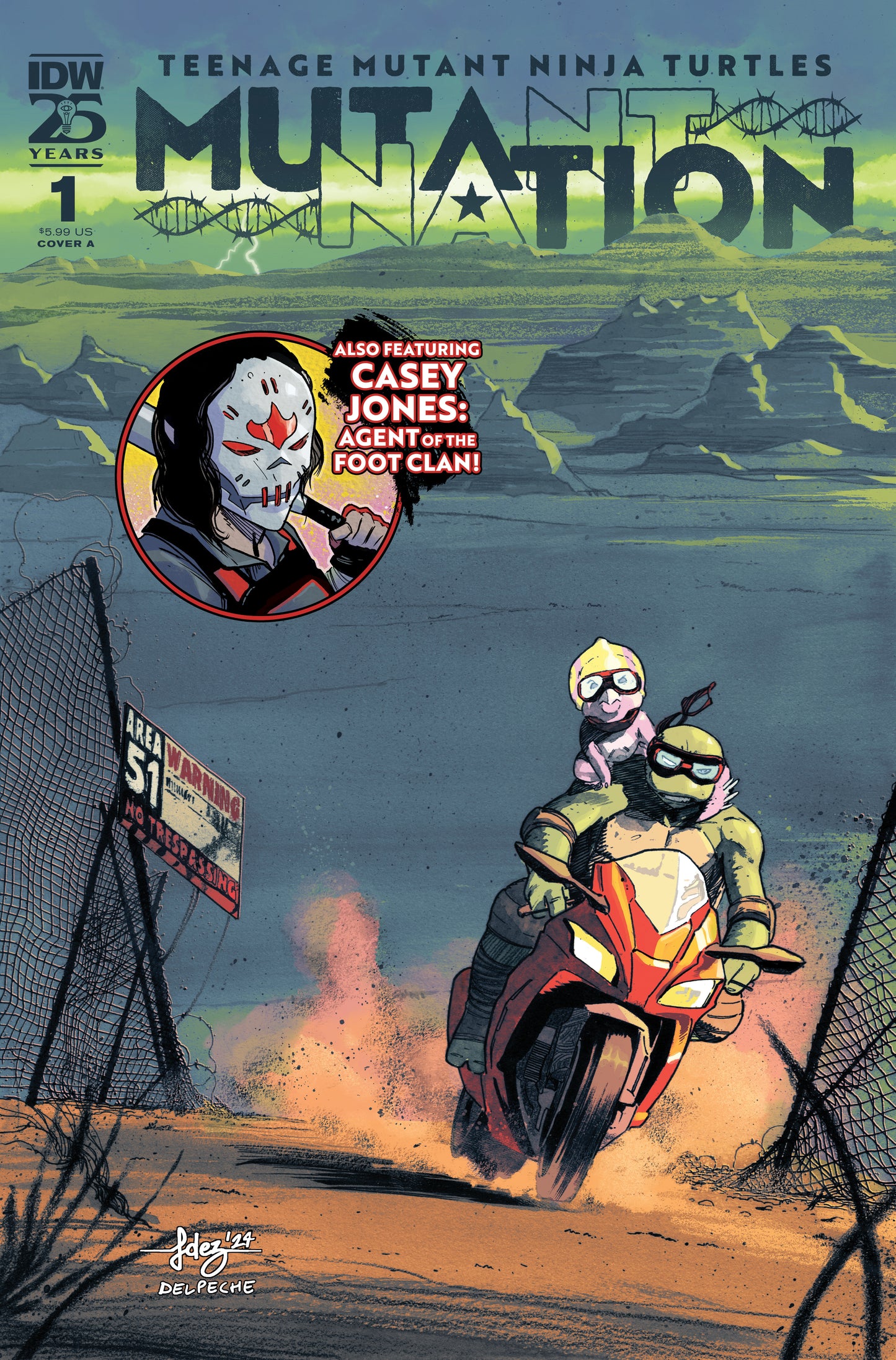 Teenage Mutant Ninja Turtles: Mutant Nation #1 Cover A (Fernandez) - Release Date: 9/18/24