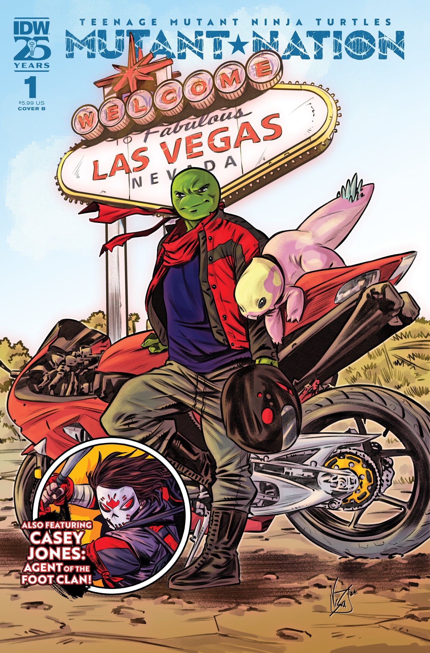 Teenage Mutant Ninja Turtles: Mutant Nation #1 Variant B (Federici) - Release Date: 9/18/24