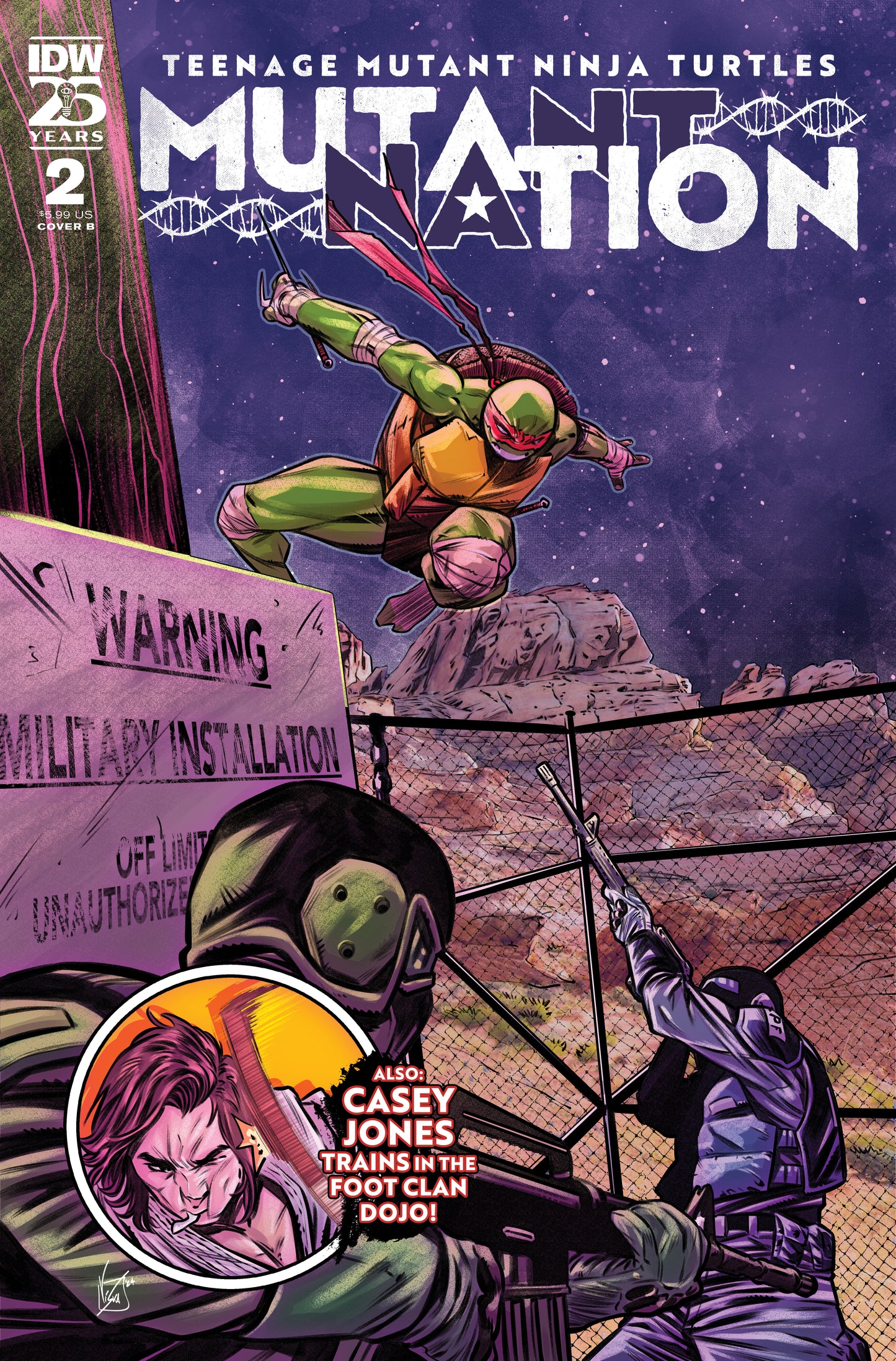 Teenage Mutant Ninja Turtles: Mutant Nation #2 Variant B (Federici) - Release Date: 11/13/24