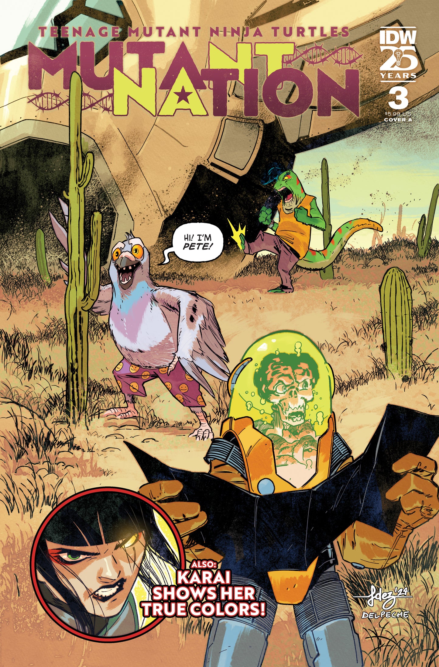 Teenage Mutant Ninja Turtles: Mutant Nation #3 Cover A (Fernandez) - Release Date: 12/11/24