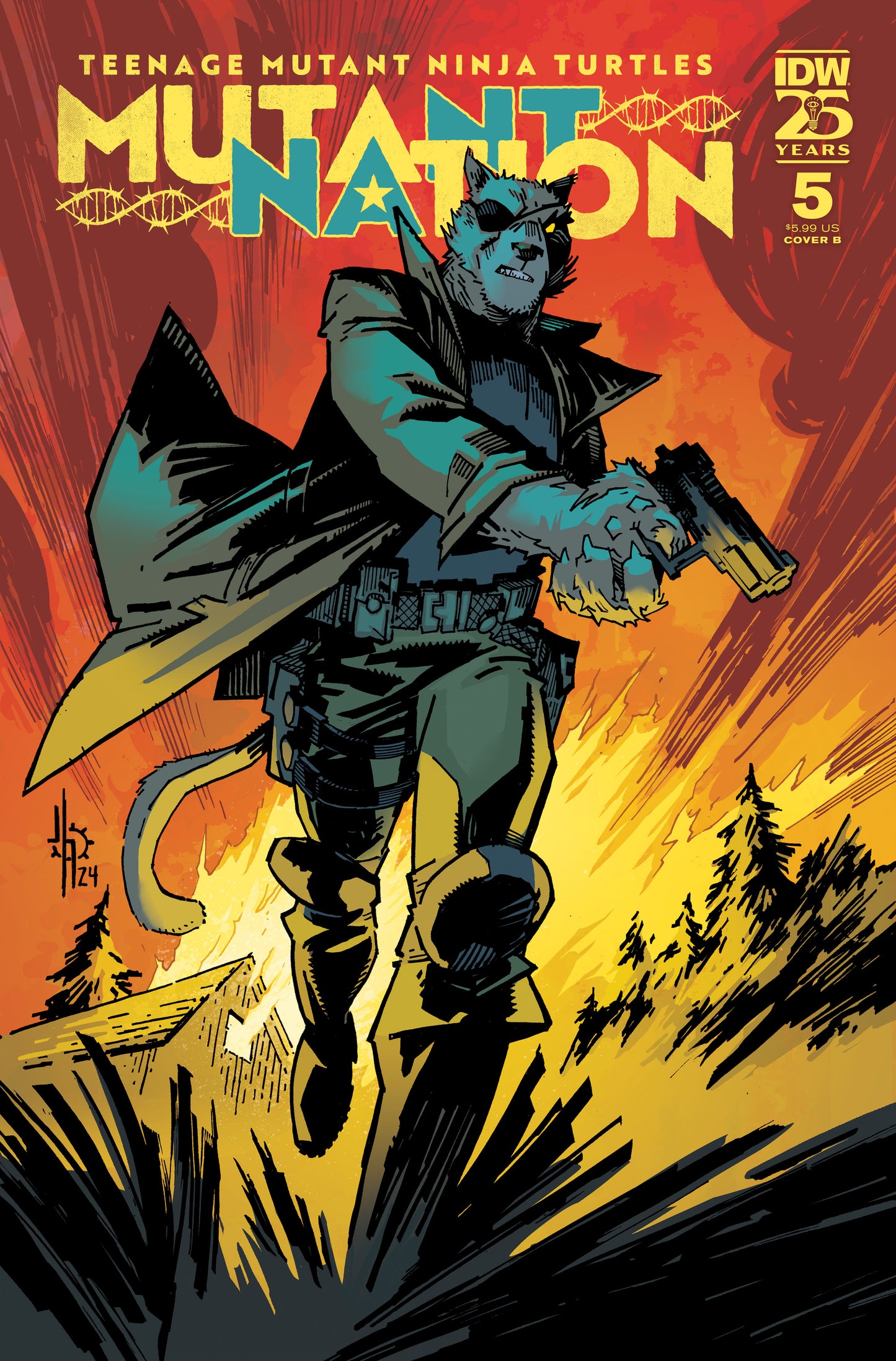 Teenage Mutant Ninja Turtles: Mutant Nation #5 Variant B (Howard) - Release Date: 3/12/25