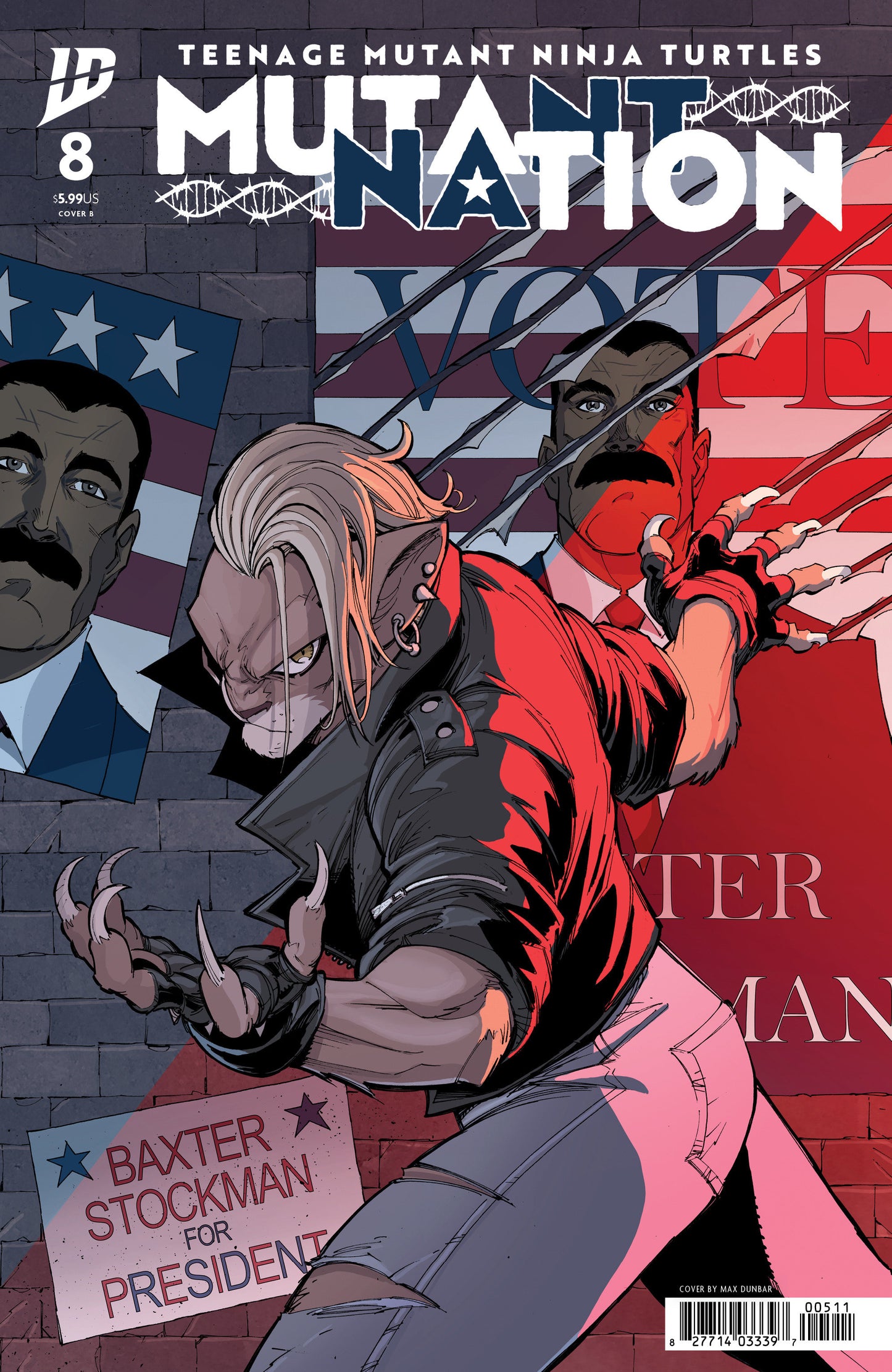 Teenage Mutant Ninja Turtles: Mutant Nation #8 Variant B (Dunbar) - Release Date: 7/9/25