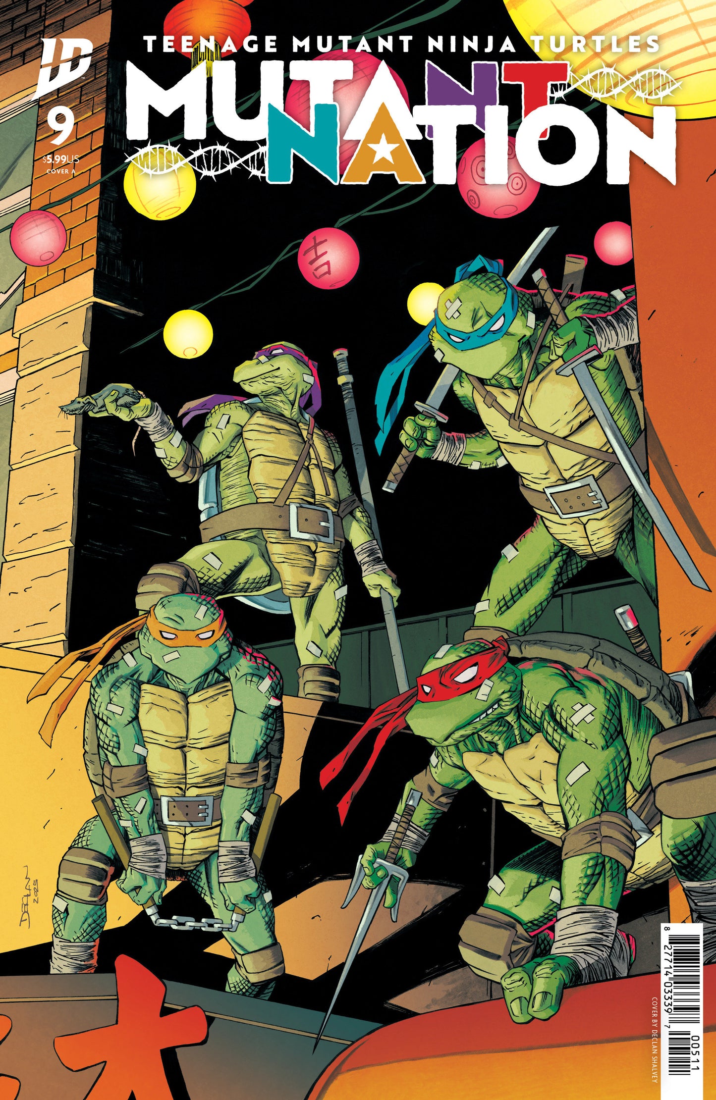 Teenage Mutant Ninja Turtles: Mutant Nation #9 Cover A (Shalvey) - ISBN: 82771403339700911 - Release Date: 8/13/25