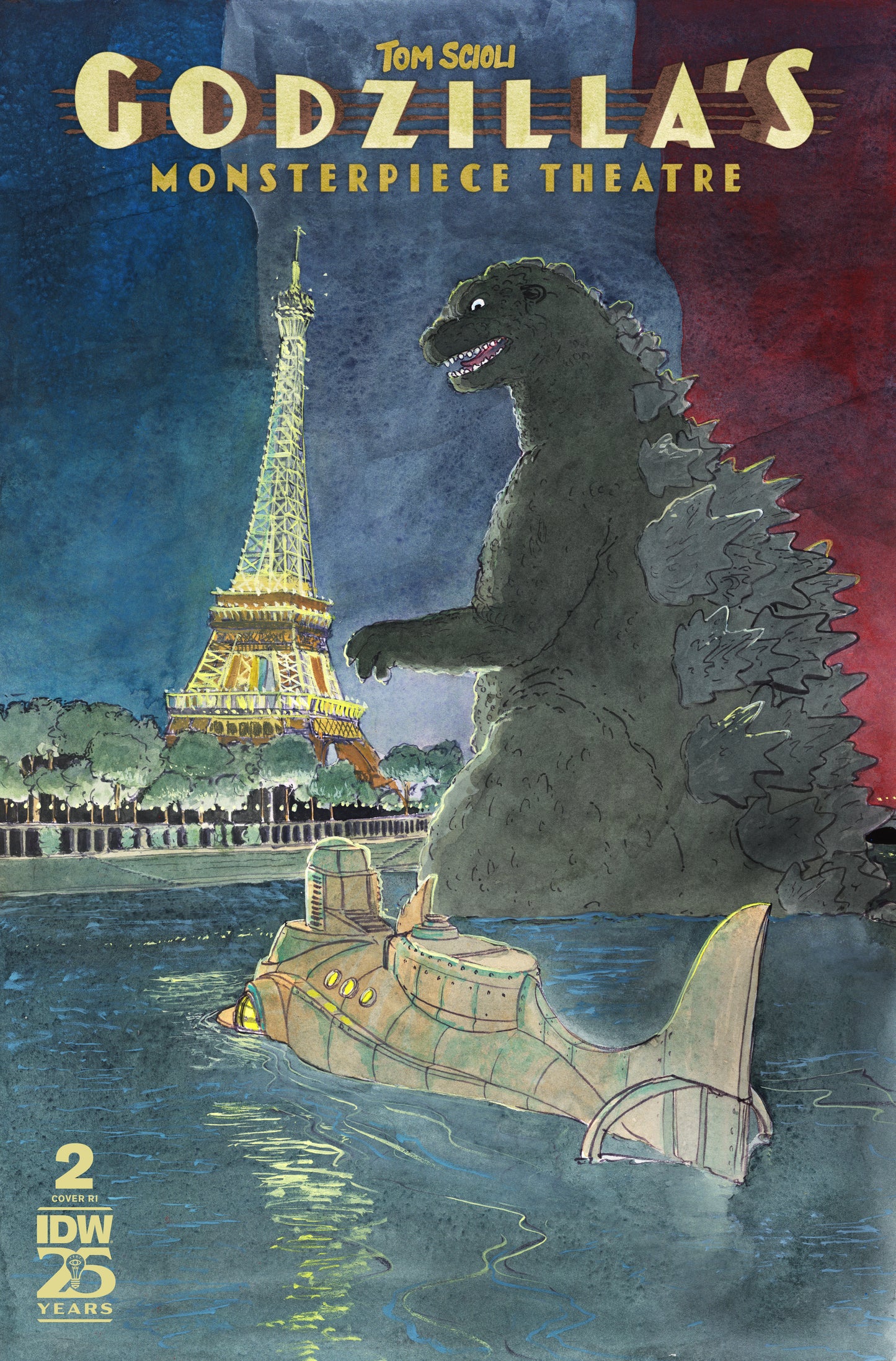 1:10 Godzilla’s Monsterpiece Theatre #2 Variant RI (10) (Horvath) - Release Date: 12/18/24