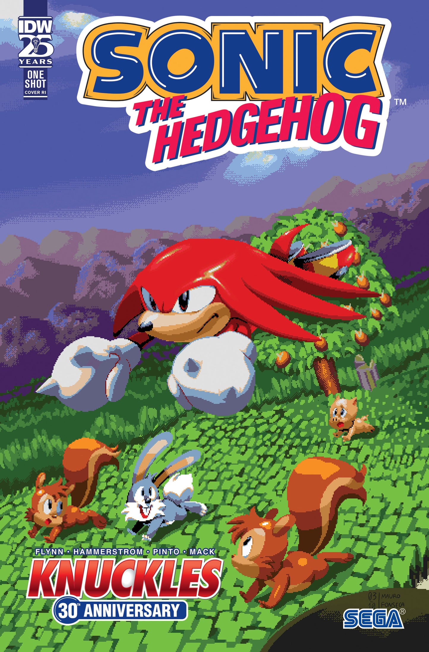 1:10 Sonic the Hedgehog: Knuckles' 30th Anniversary Special Variant RI (10) (Fonseca) - Release Date: 11/20/24