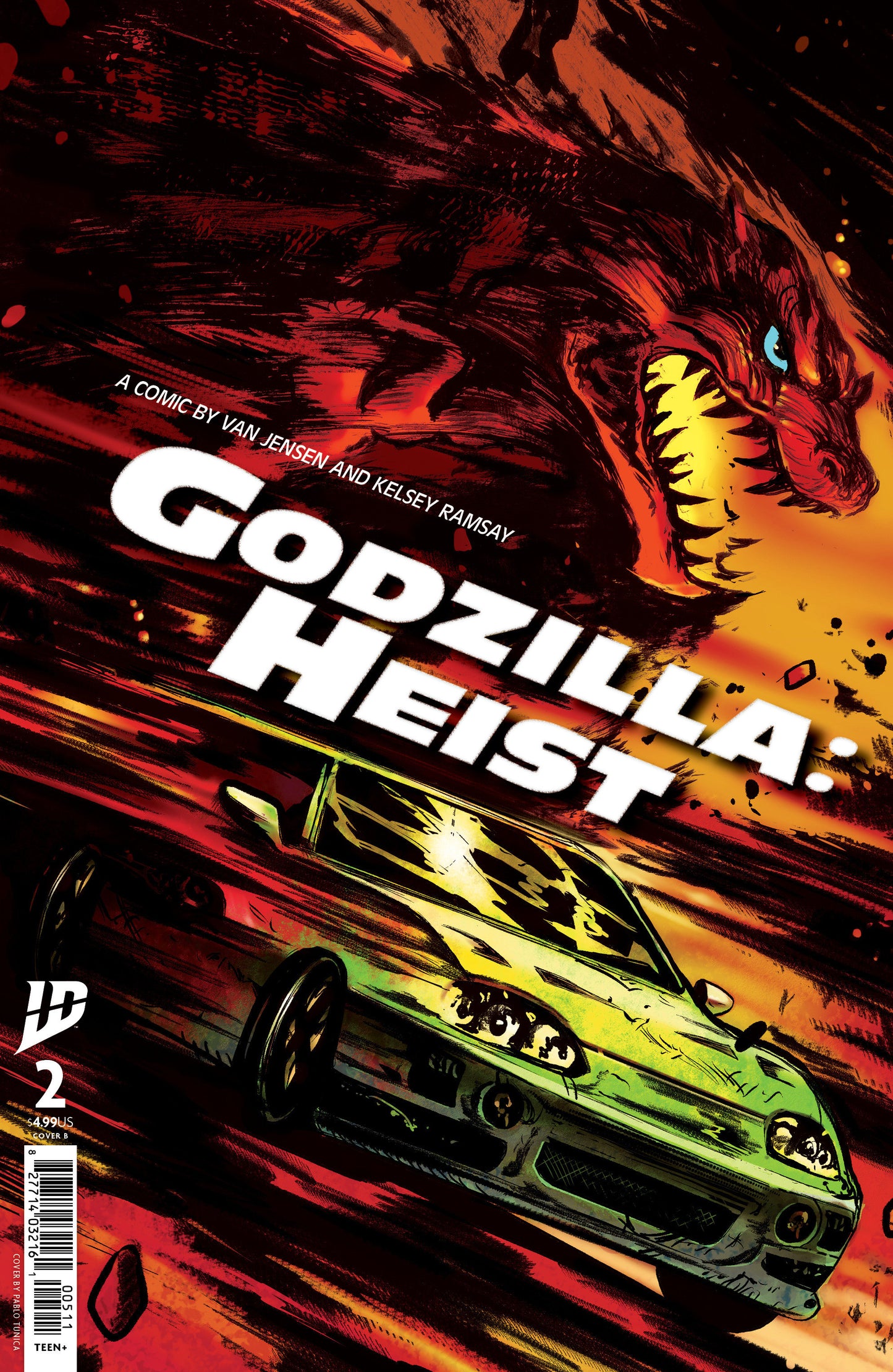 Godzilla: Heist #2 Variant B (Tunica Movie Poster Variant) - Release Date: 4/2/25