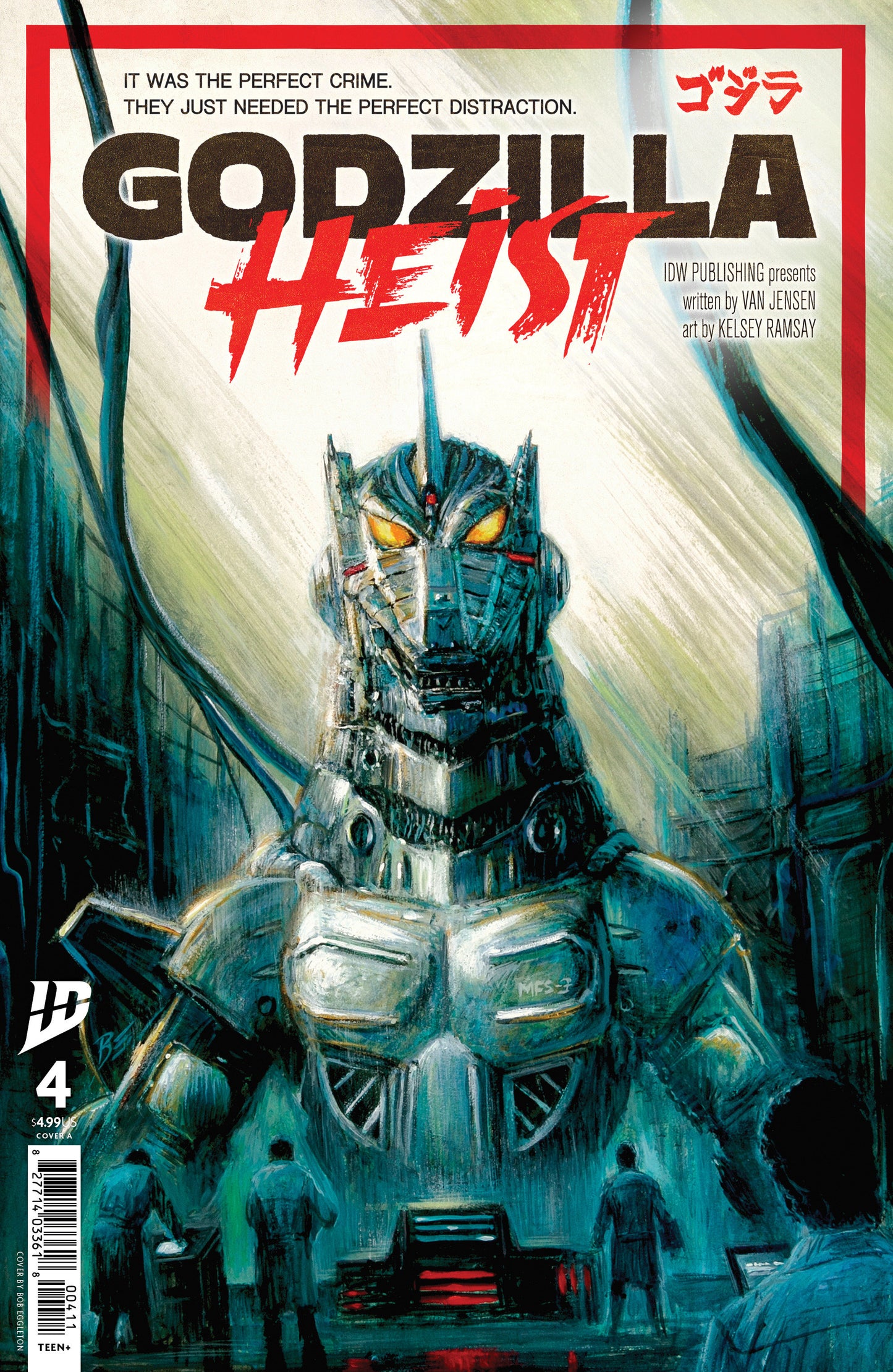 Godzilla: Heist #4 Cover A (Eggleton) - Release Date: 06/04/2025