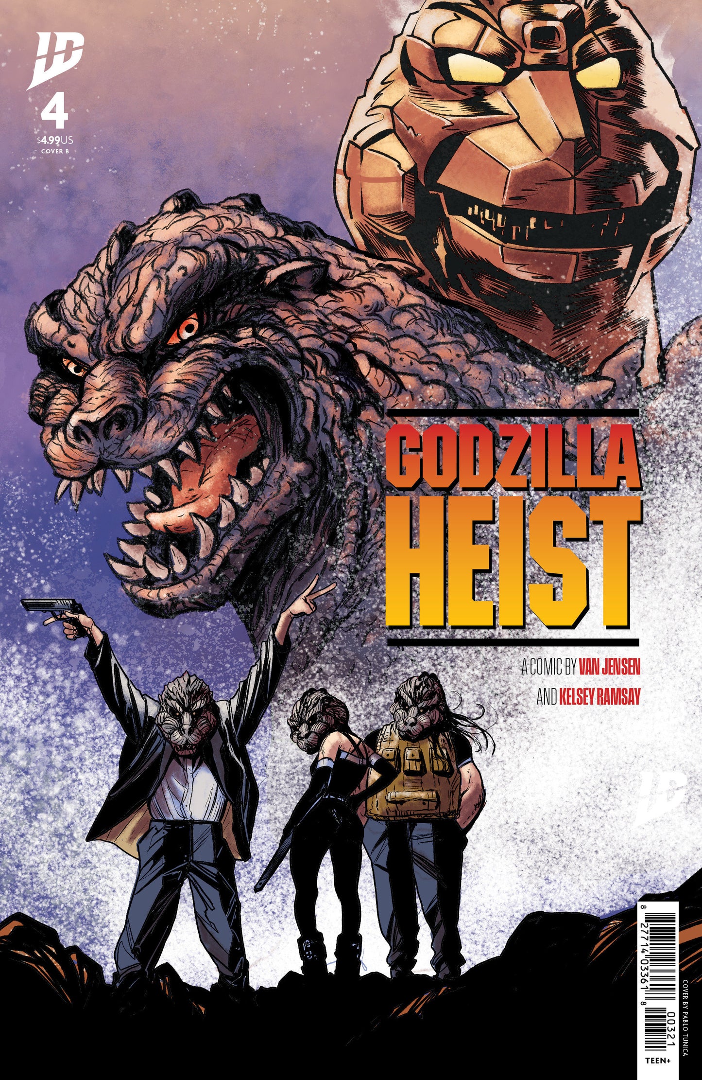 Godzilla: Heist #4 Variant B (Tunica Movie Poster Variant) - Release Date: 06/04/2025