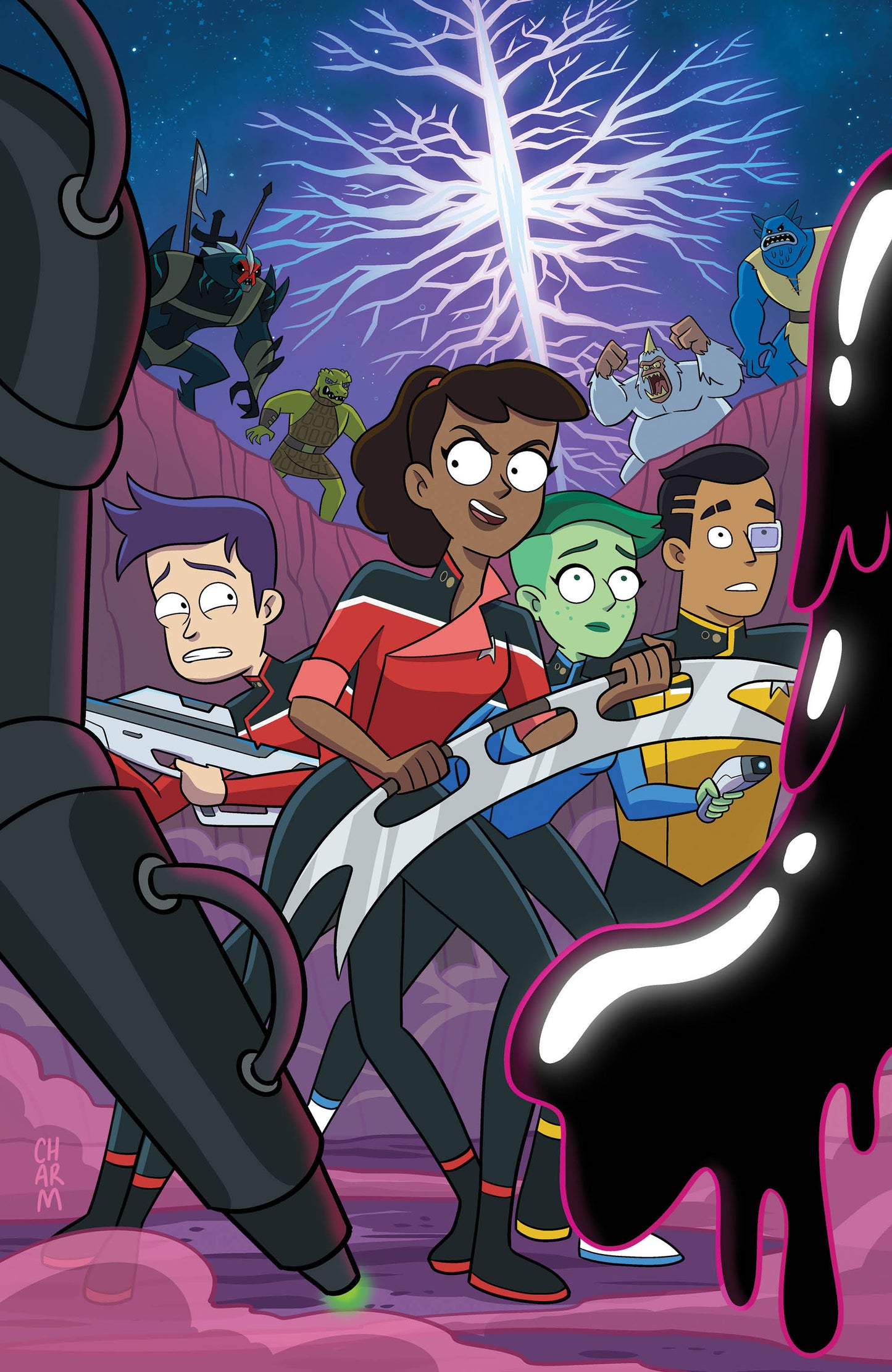 Star Trek: Lower Decks #1: IDW Classics Variant B Foil (Charm Full Art) ISBN: 82771403368700151 - Release Date: 4/15/26