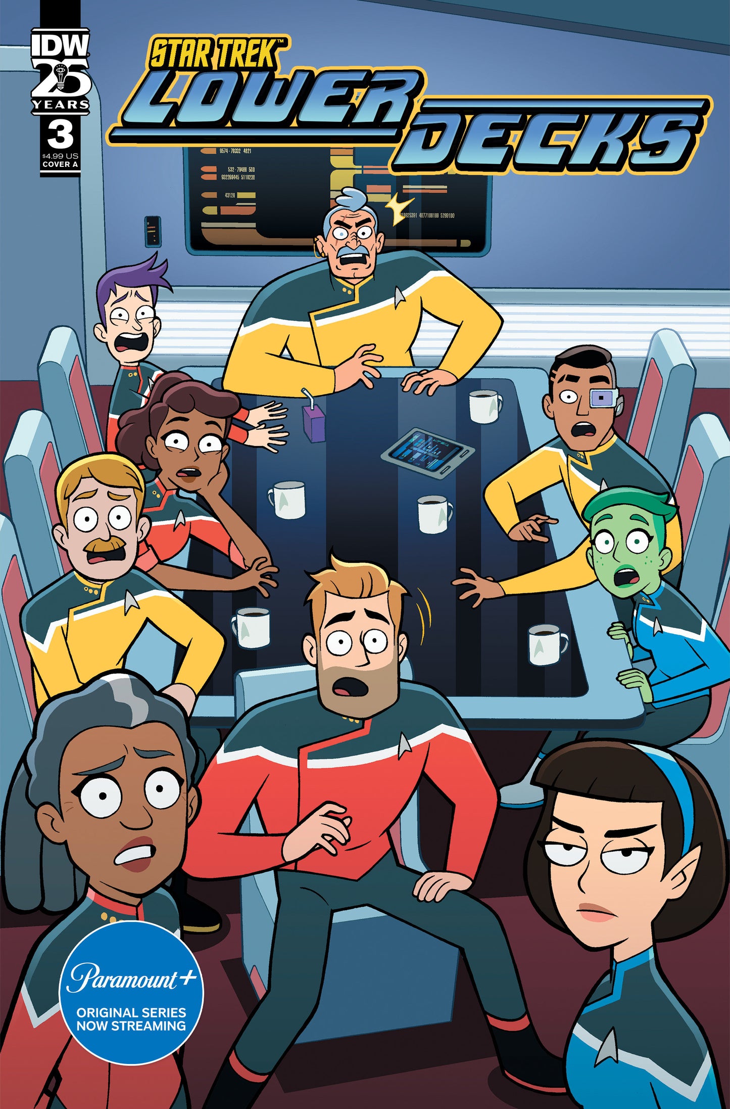 Star Trek: Lower Decks #3 Cover A (Lawrence) - Release Date: 1/15/25
