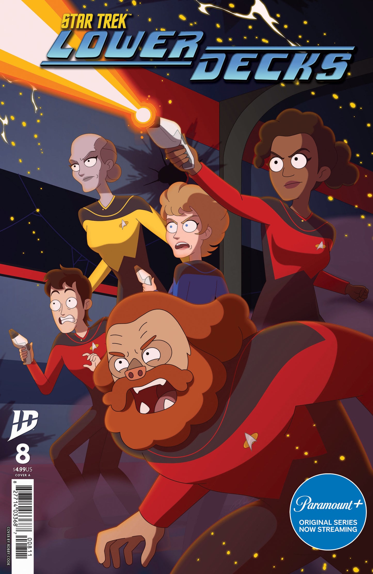 Star Trek: Lower Decks #8 Cover A (Cook) - Release Date: 6/11/25
