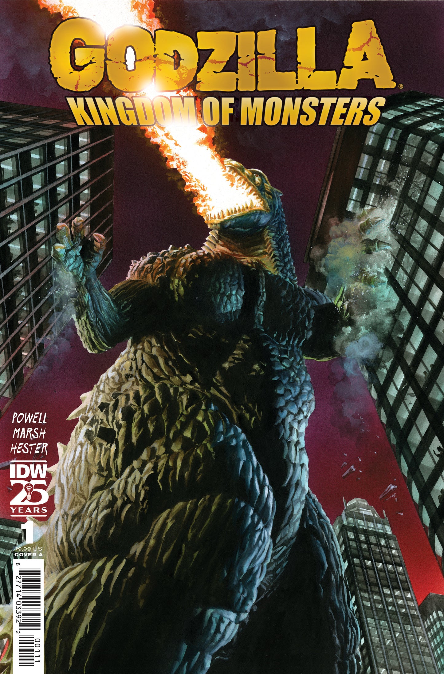 Godzilla 70th Anniversary Foil Classics: Godzilla Kingdom of Monsters #1 Cover A (Ross) - Release Date: 2/19/25