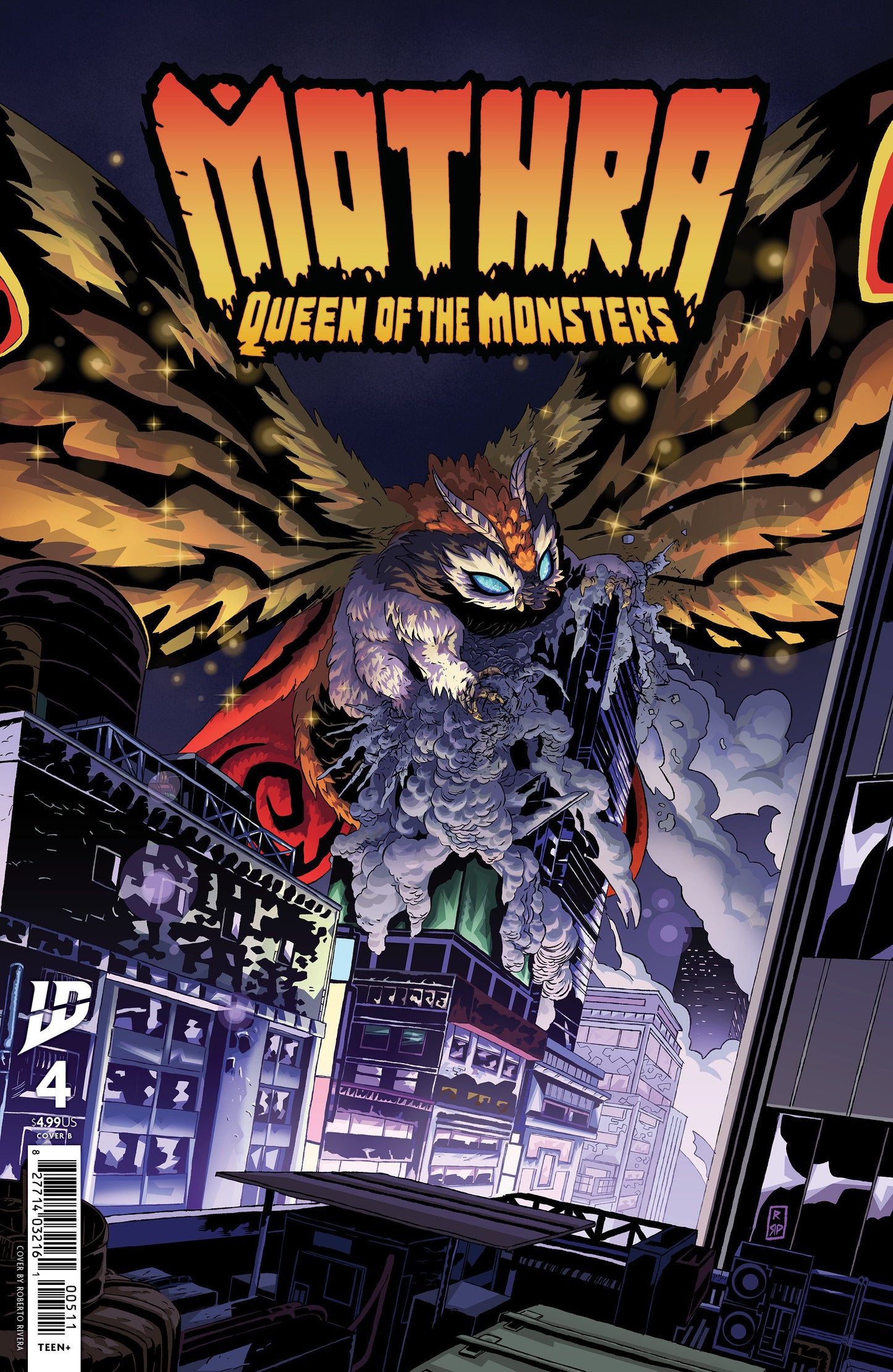 Mothra: Queen of the Monsters #4 Variant B (Rivera) - Release Date: 7/16/25