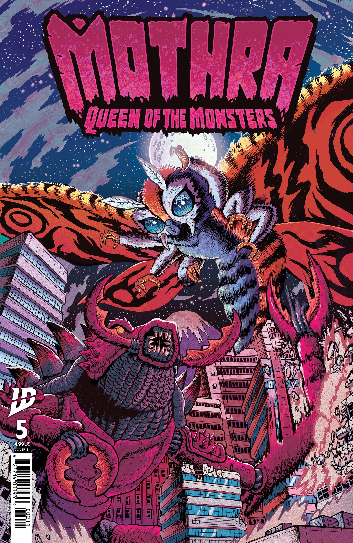 Mothra: Queen of the Monsters #5 Variant B (Smith) - ISBN: 82771403393900521 - Release Date: 8/20/25