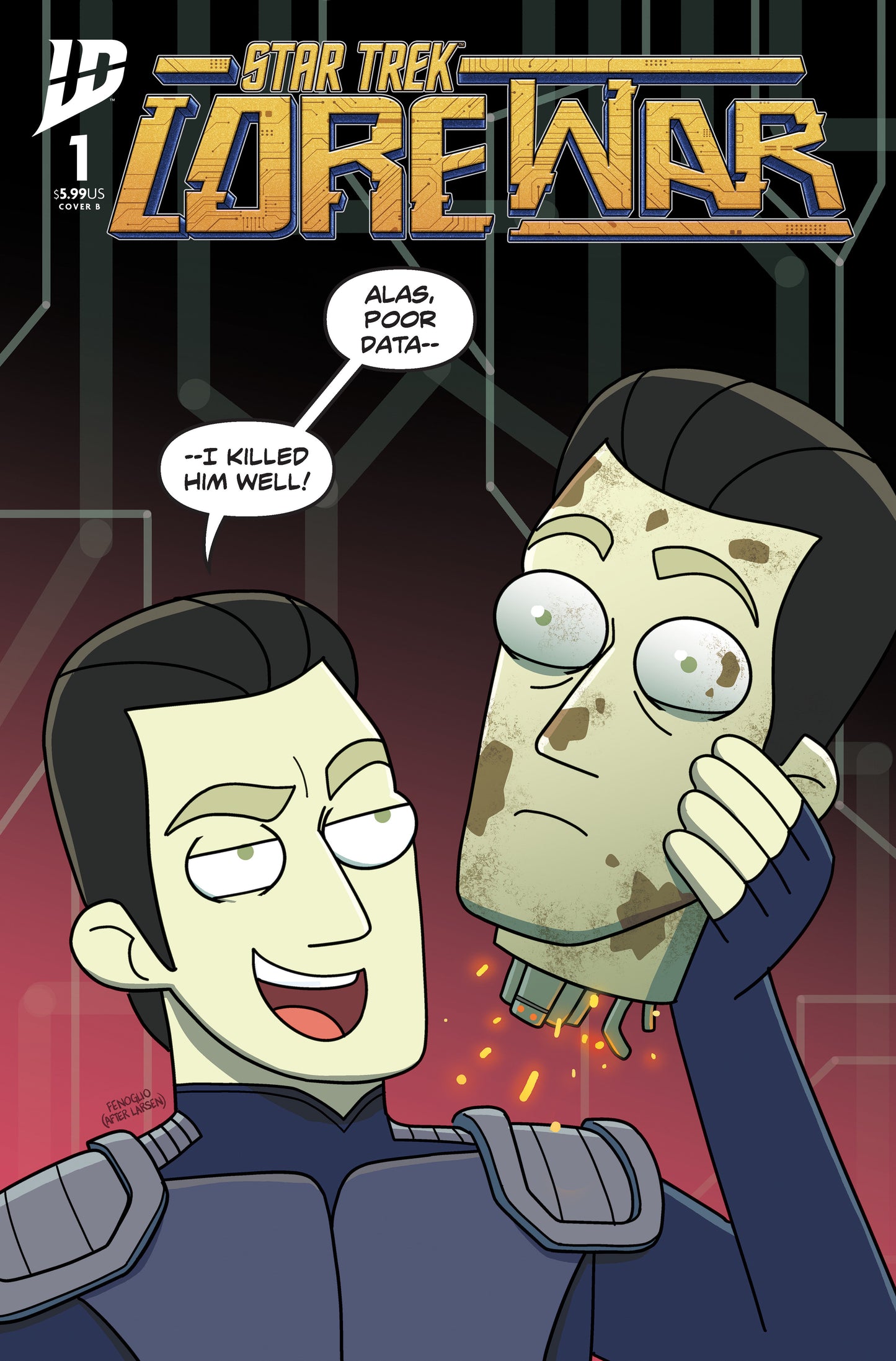 Star Trek: Lore War #1 Variant B (Fenoglio) - Release Date: 4/2/25