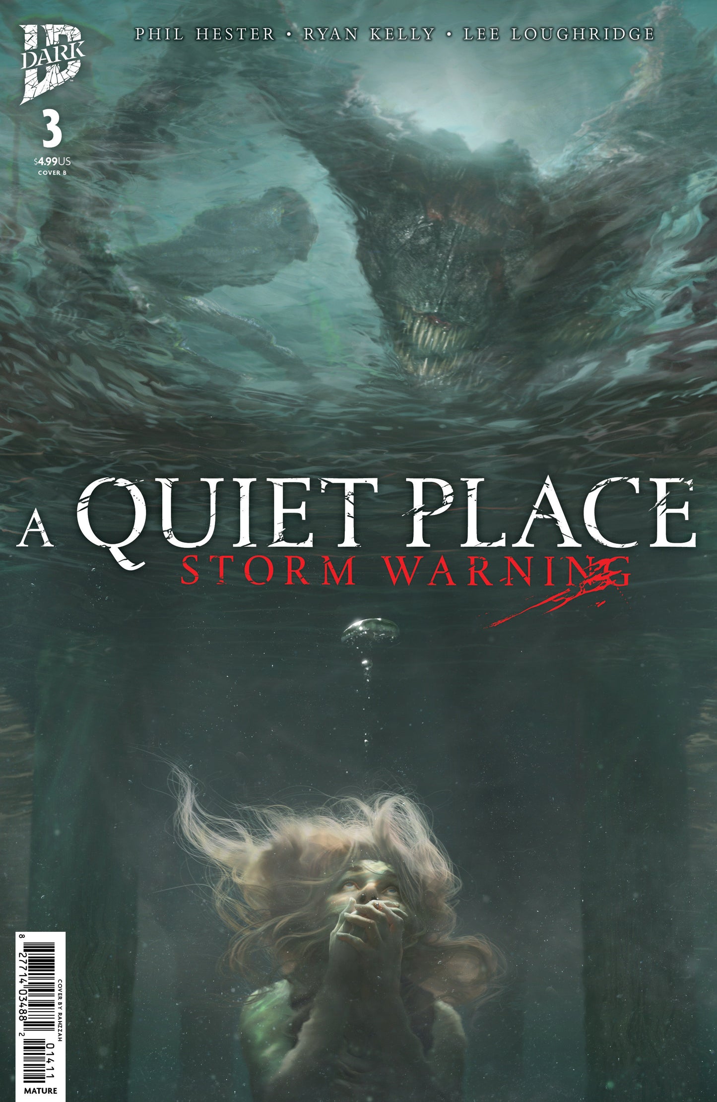 A Quiet Place: Storm Warning #3 Variant B ( Rahzzah) ISBN: 82771403418900321 - FOC DATE: 4/19/26 - Release Date: 5/27/26